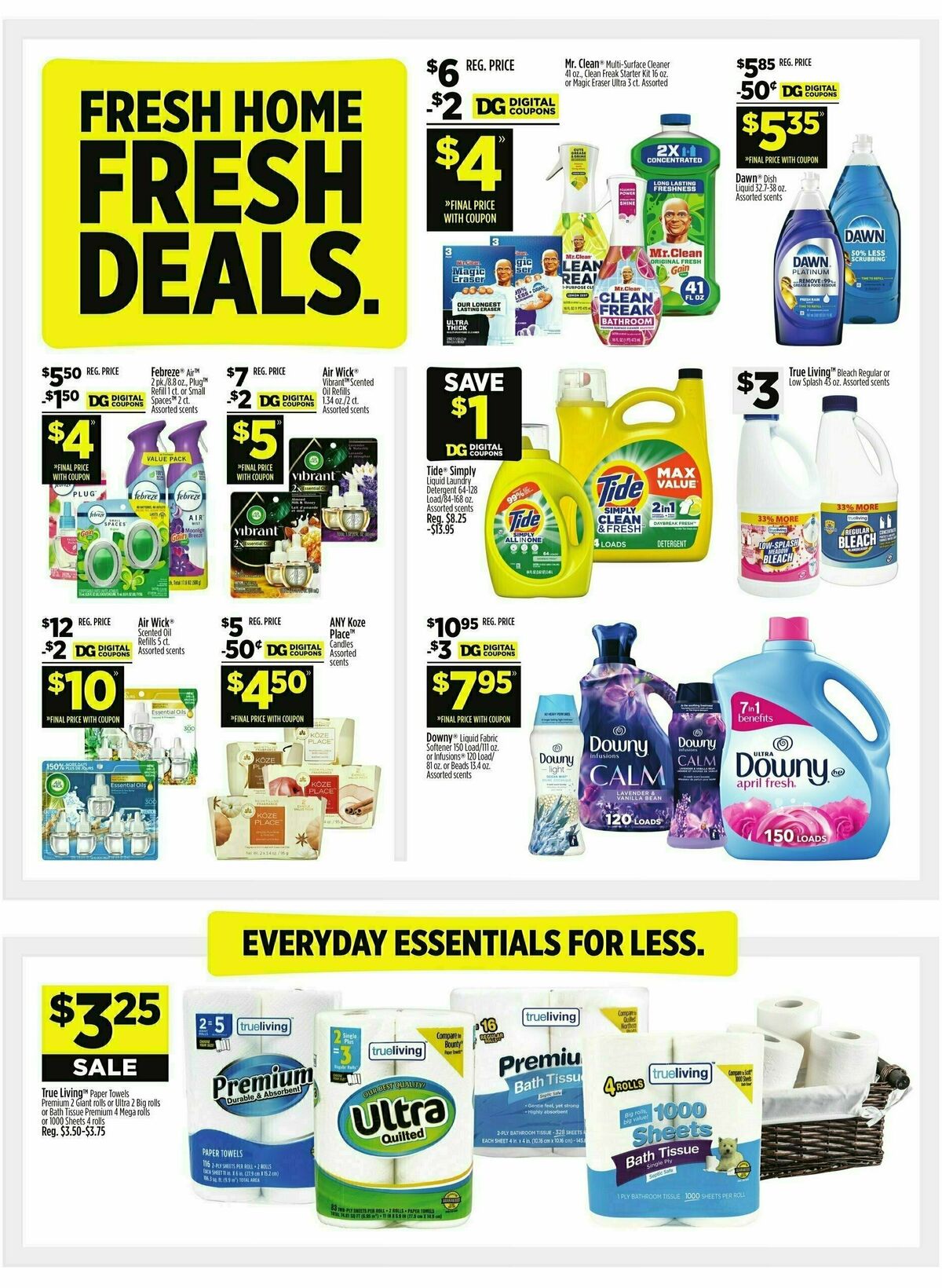 Dollar General Weekly Ad from August 18