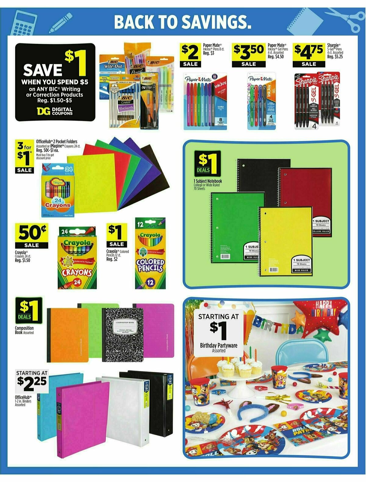 Dollar General Weekly Ad from August 25