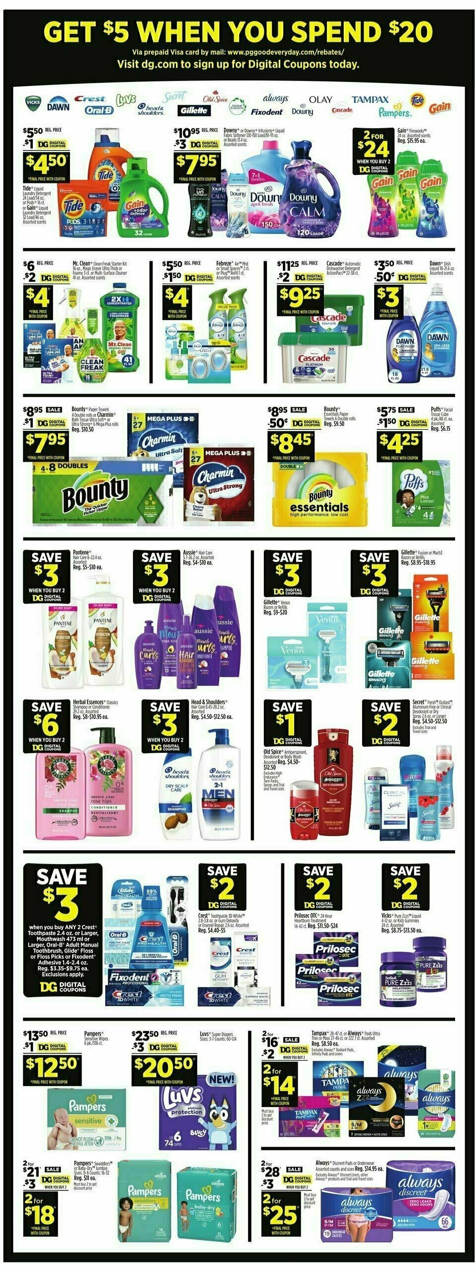 Dollar General Weekly Ad from August 25