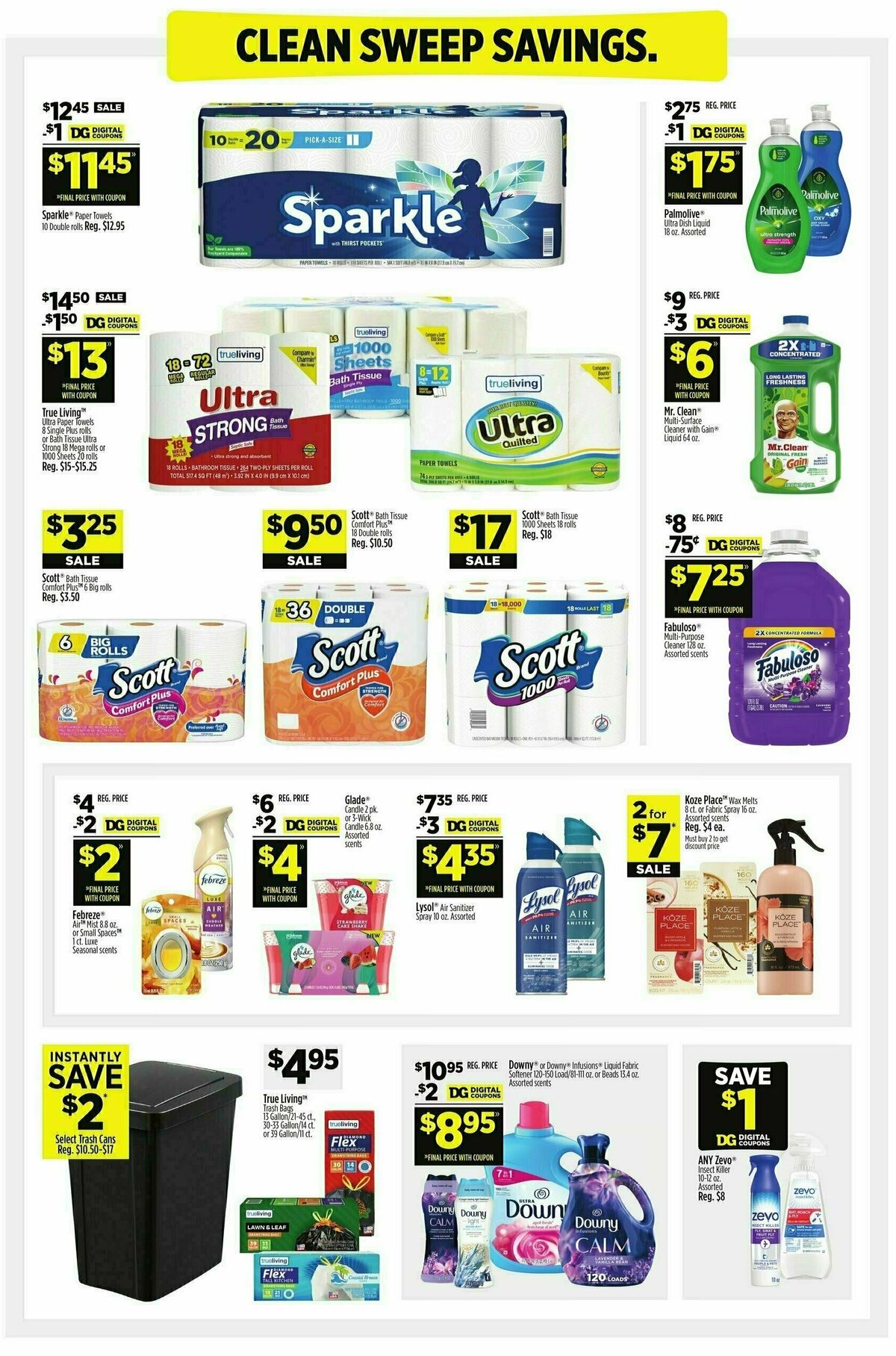 Dollar General Weekly Ad from September 1