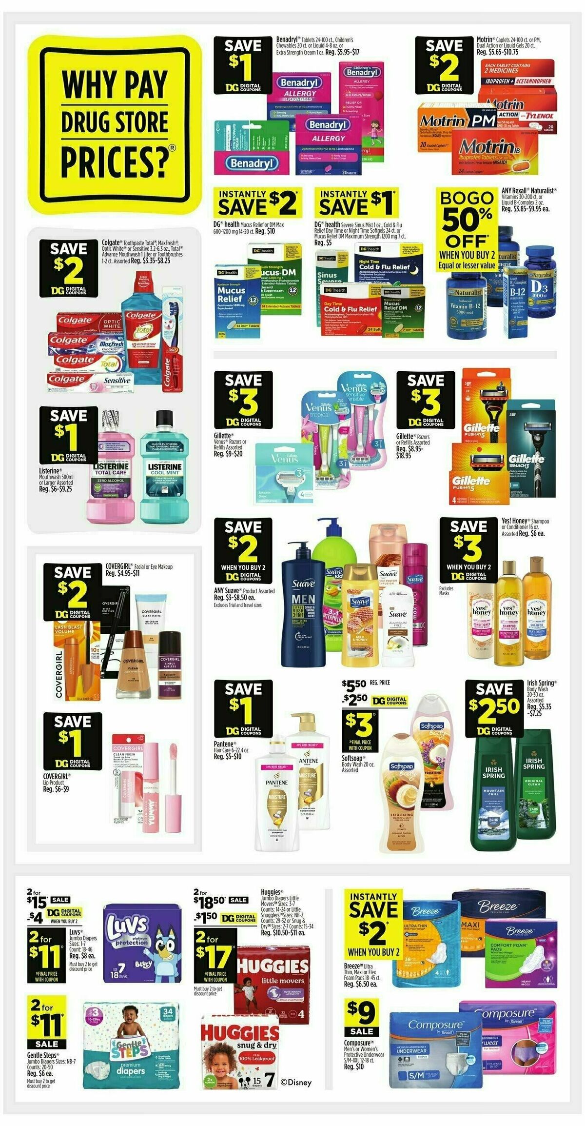 Dollar General Weekly Ad from September 8