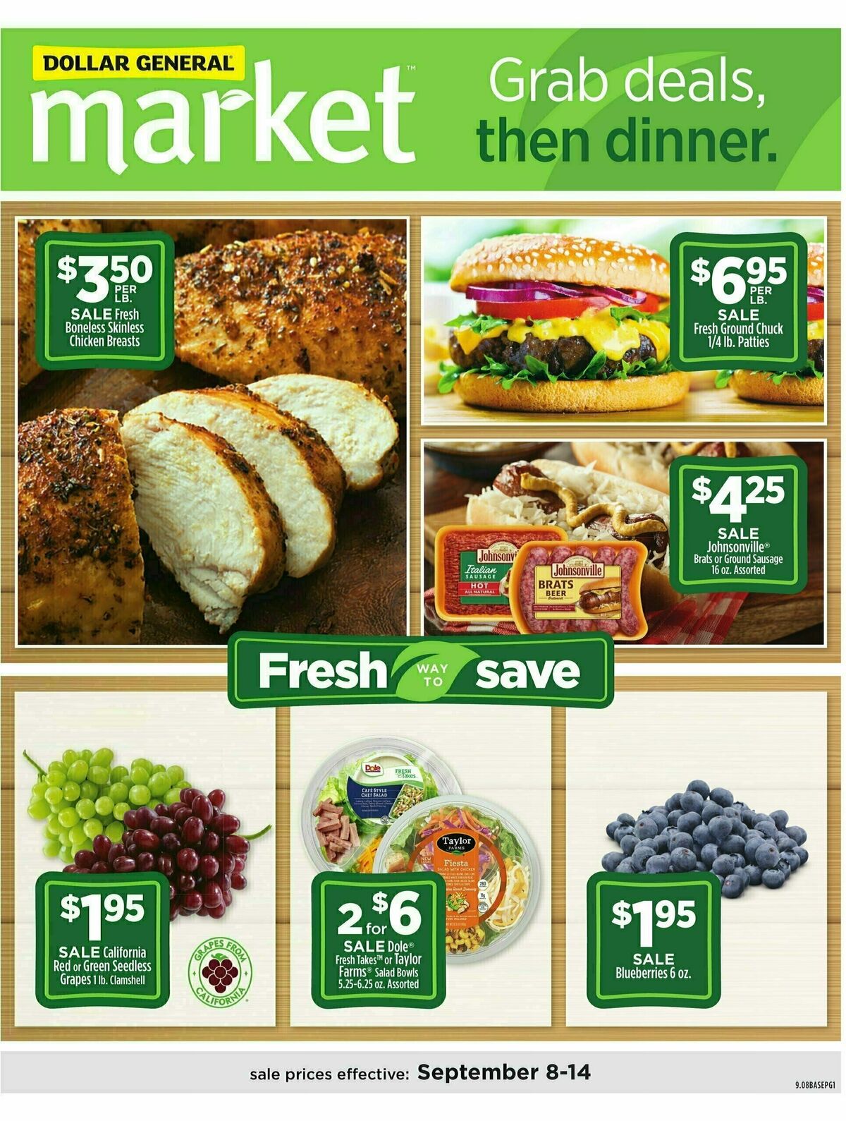 Dollar General Market Ad Weekly Ad from September 8