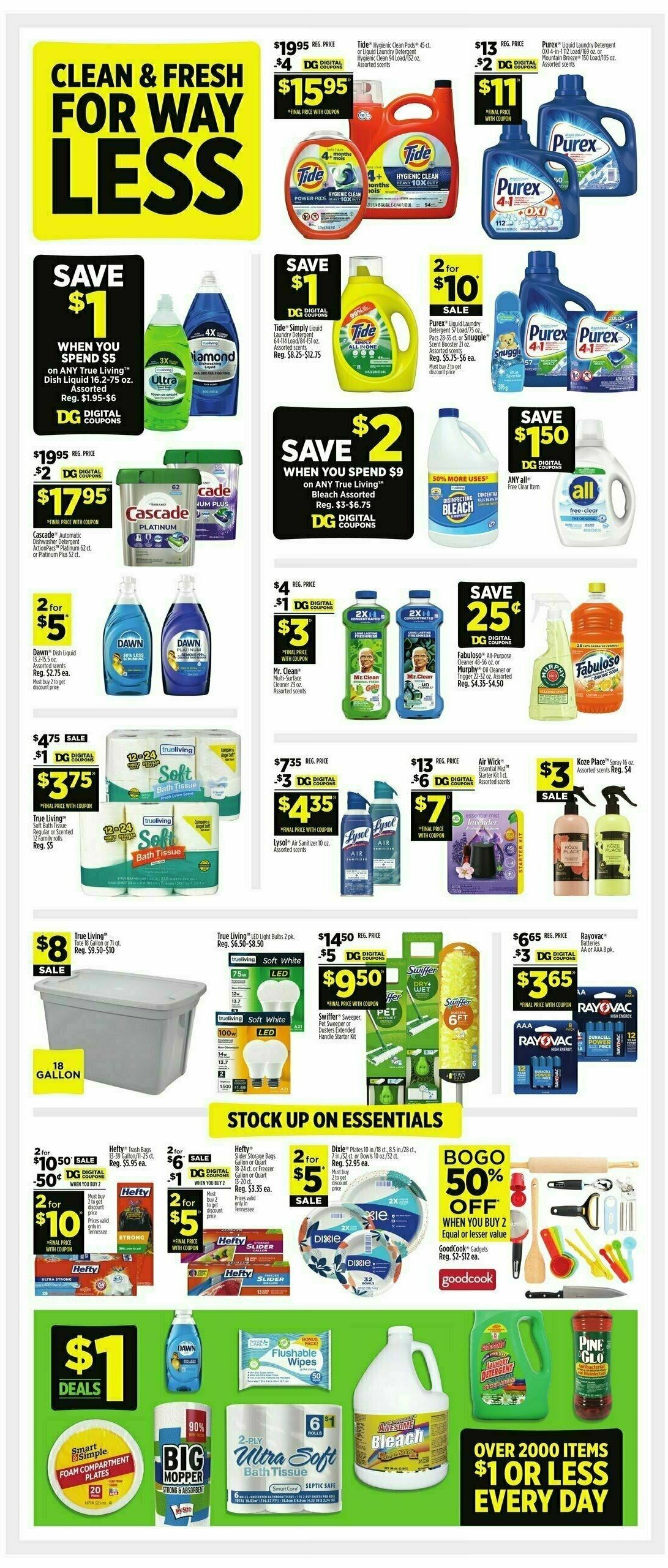 Dollar General Weekly Ad from September 15