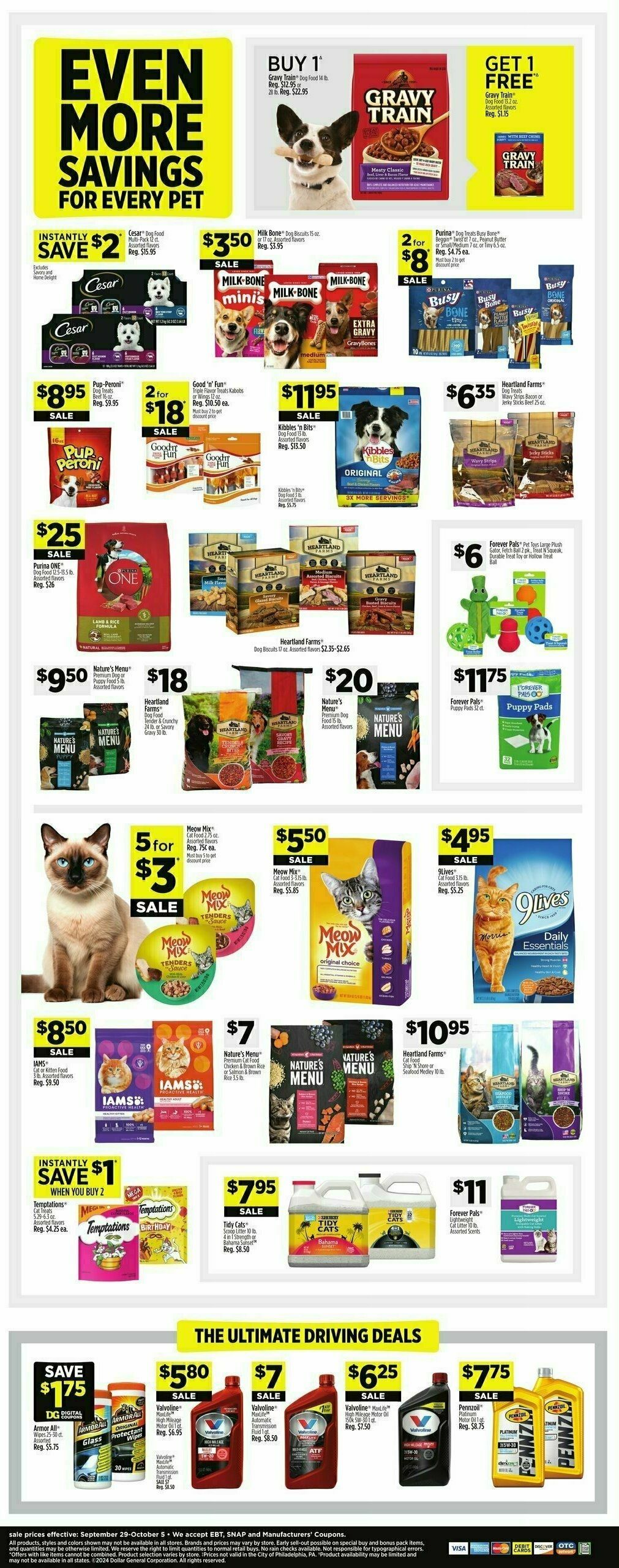 Dollar General Weekly Ad from September 29