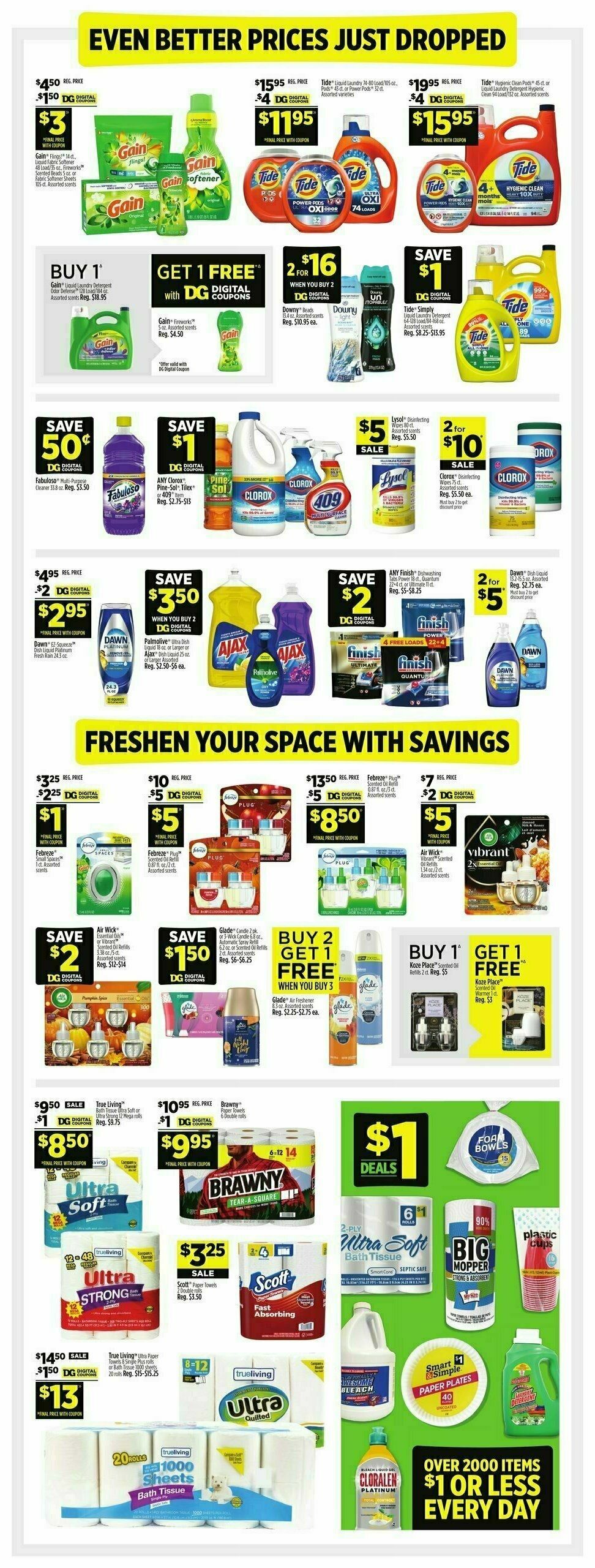 Dollar General Weekly Ad from September 29