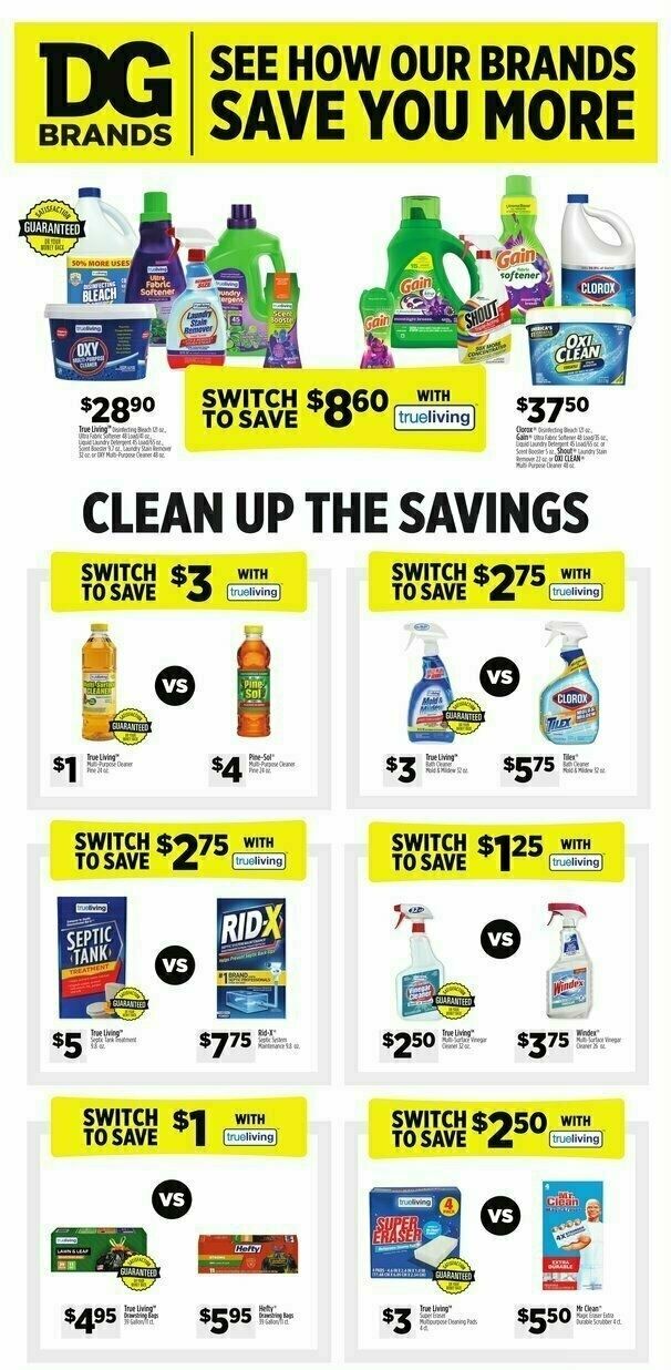 Dollar General DG Private Brands Digital Weekly Ad from October 6