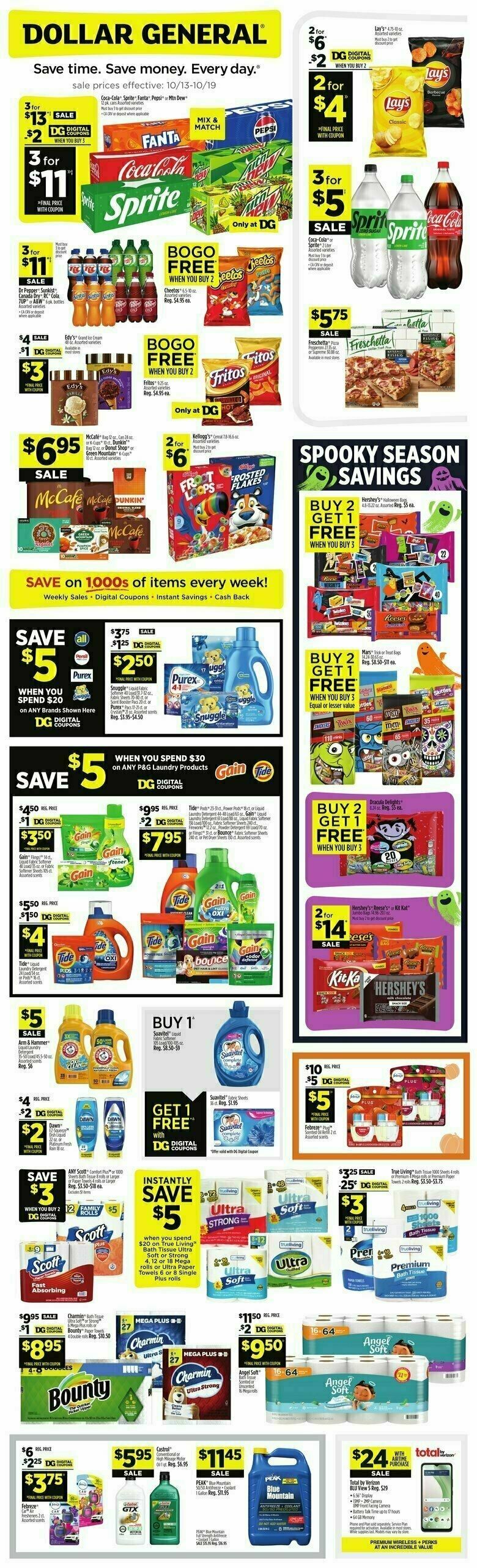 Dollar General Weekly Ad from October 13