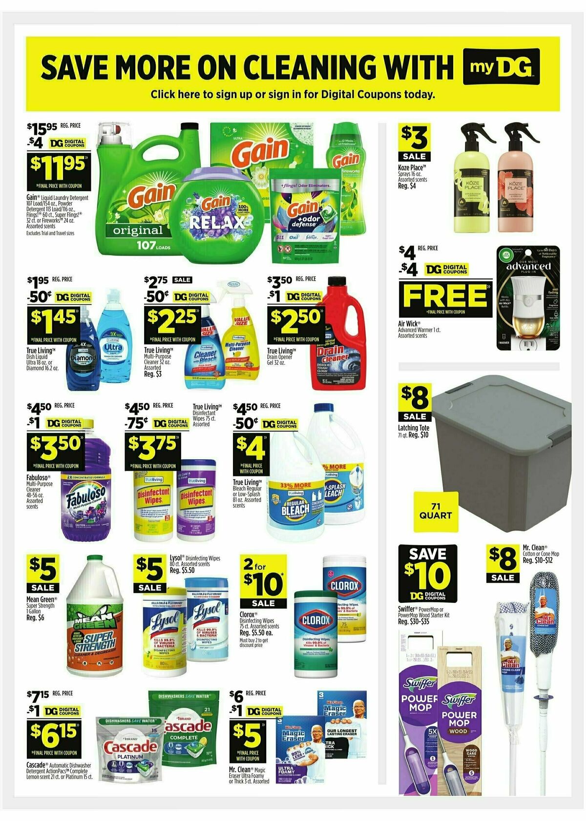 Dollar General Weekly Ad from October 13