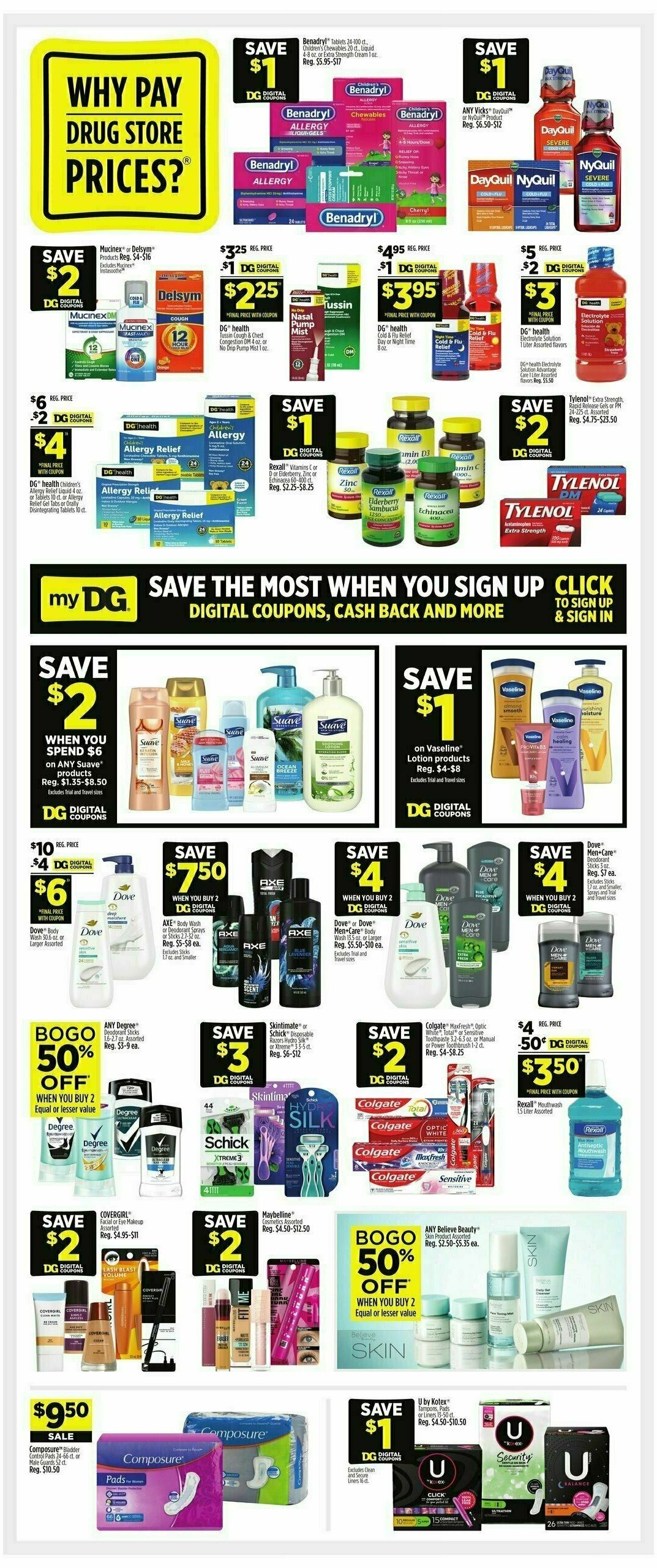 Dollar General Weekly Ad from October 20