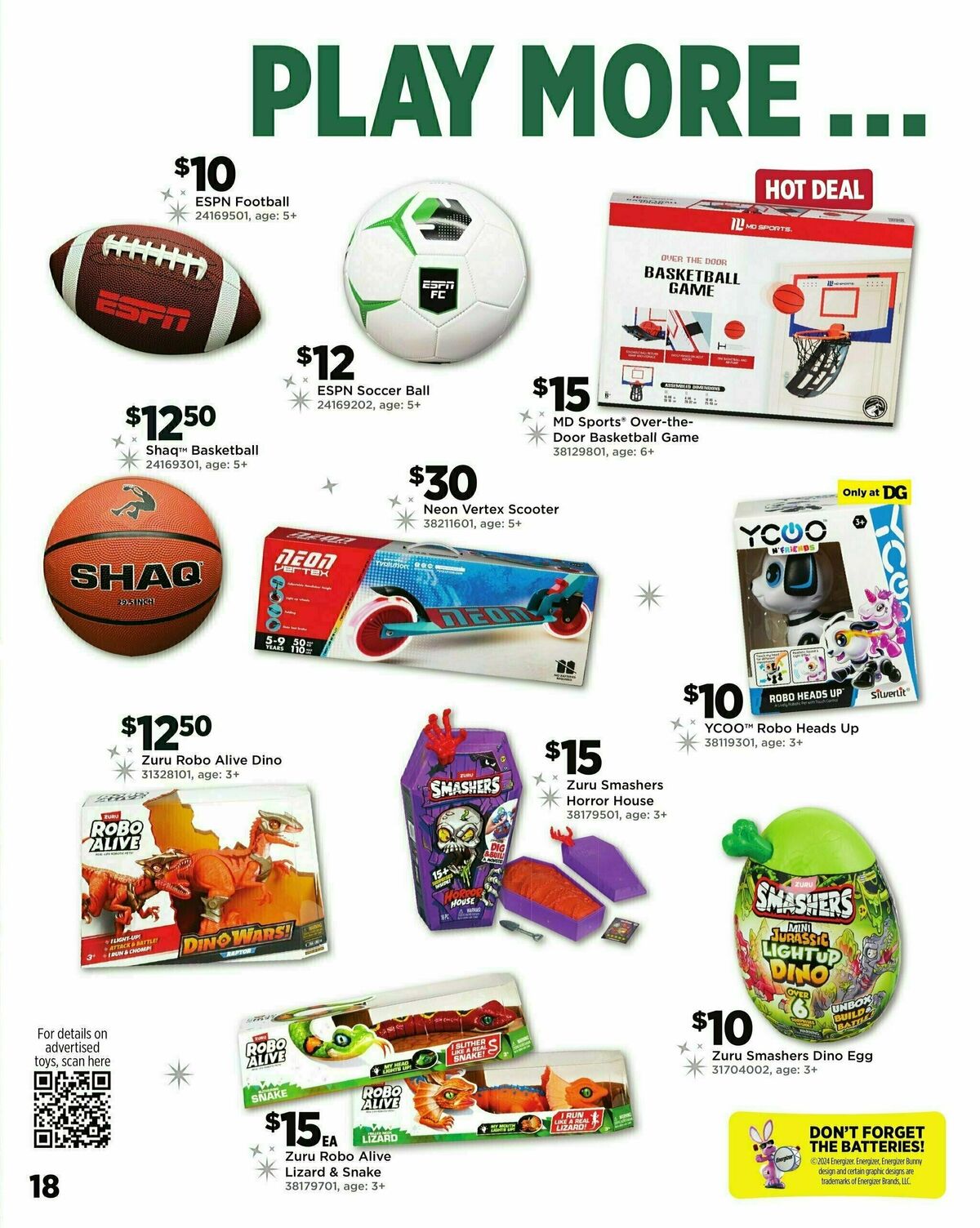 Dollar General Holiday Toy Book Weekly Ad from October 21