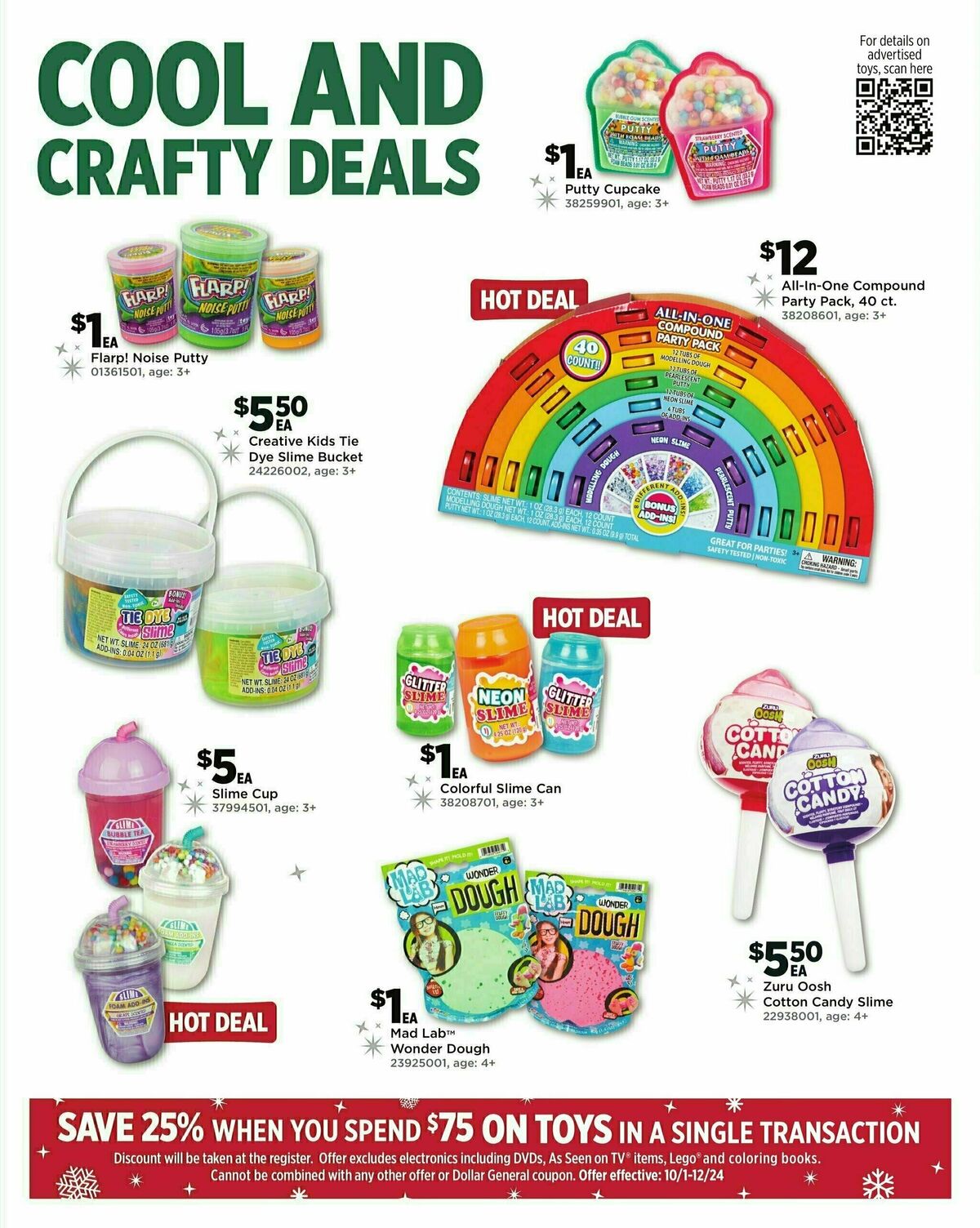 Dollar General Holiday Toy Book Weekly Ad from October 21