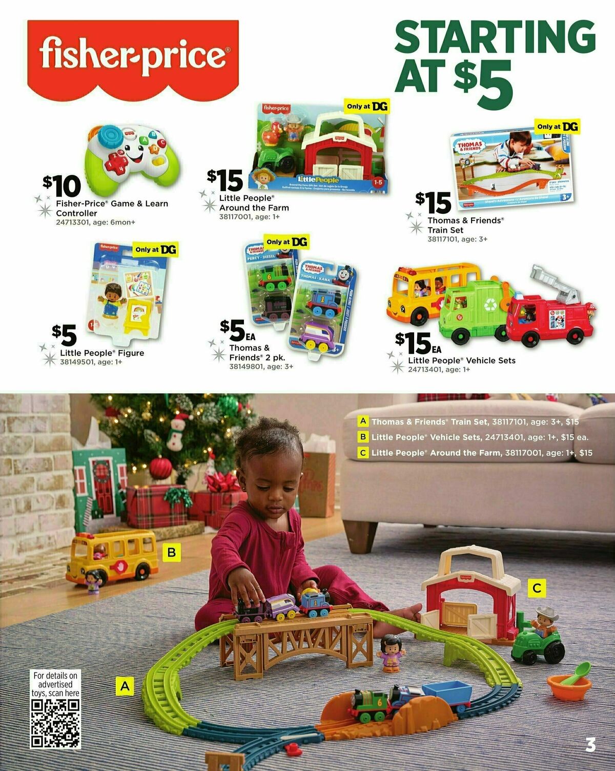 Dollar General Holiday Toy Book Weekly Ad from October 21