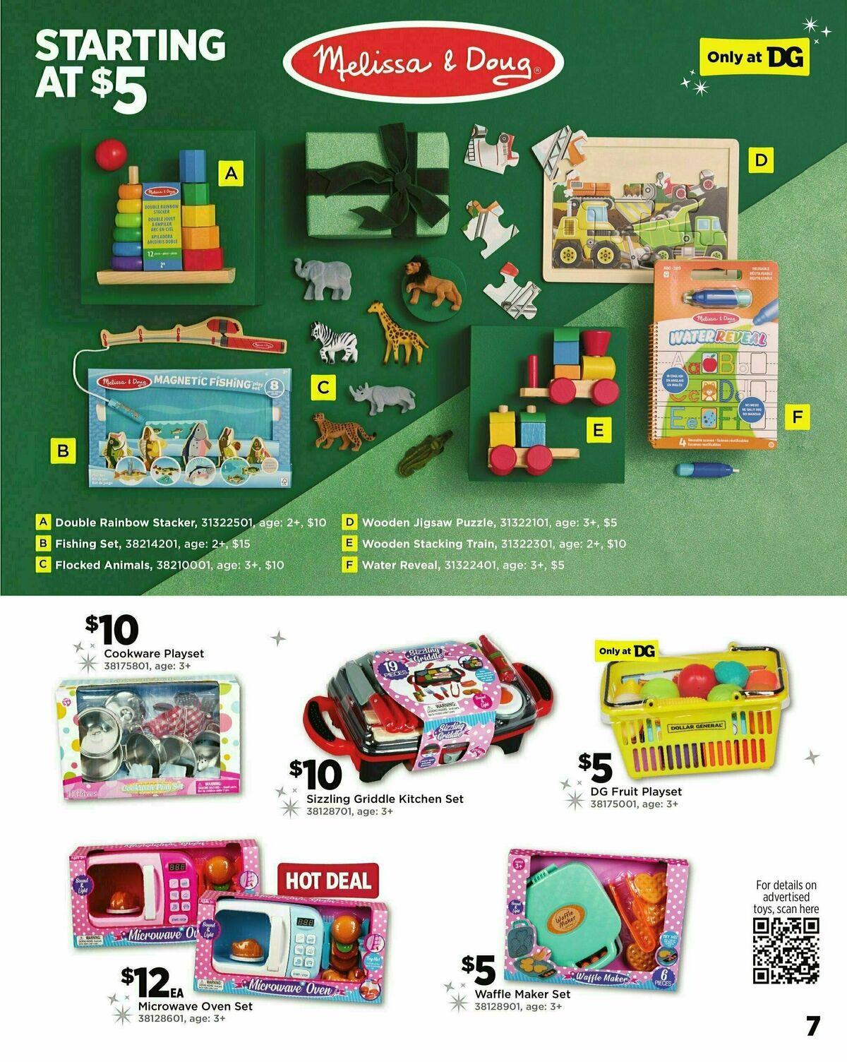 Dollar General Holiday Toy Book Weekly Ad from October 21