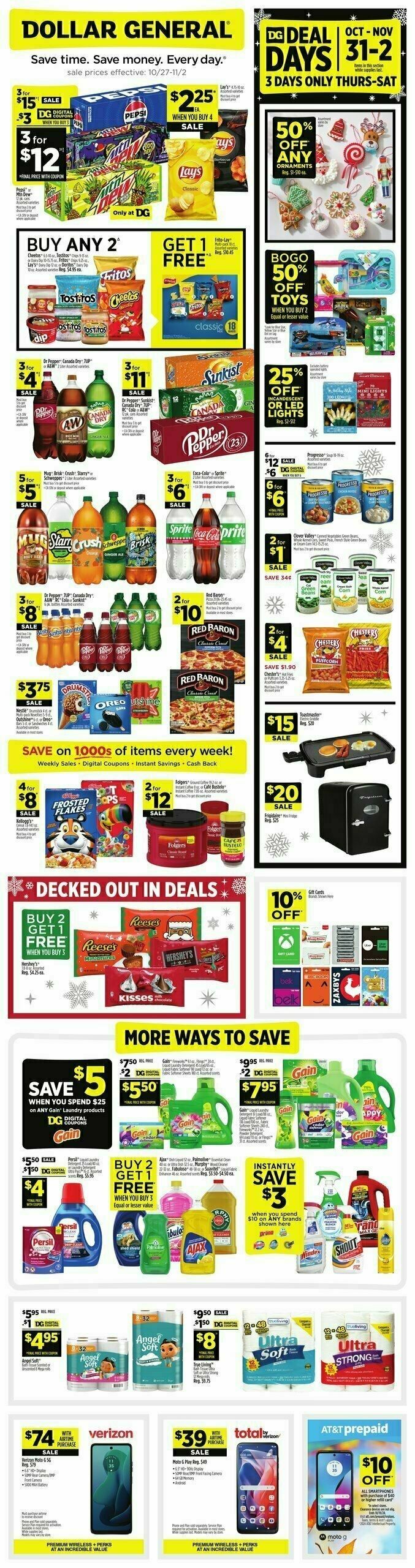 Dollar General Weekly Ad from October 27