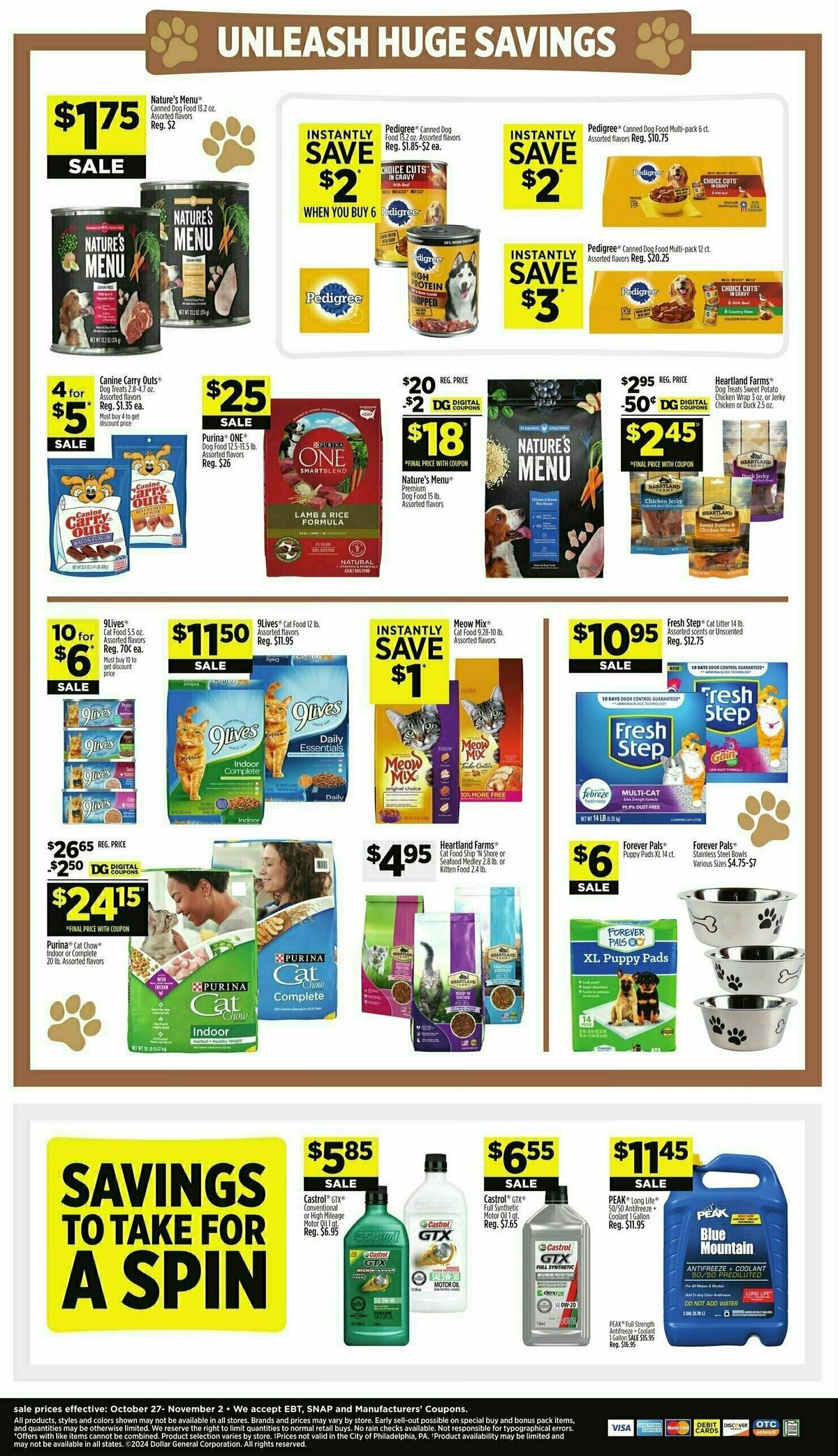 Dollar General Weekly Ad from October 27