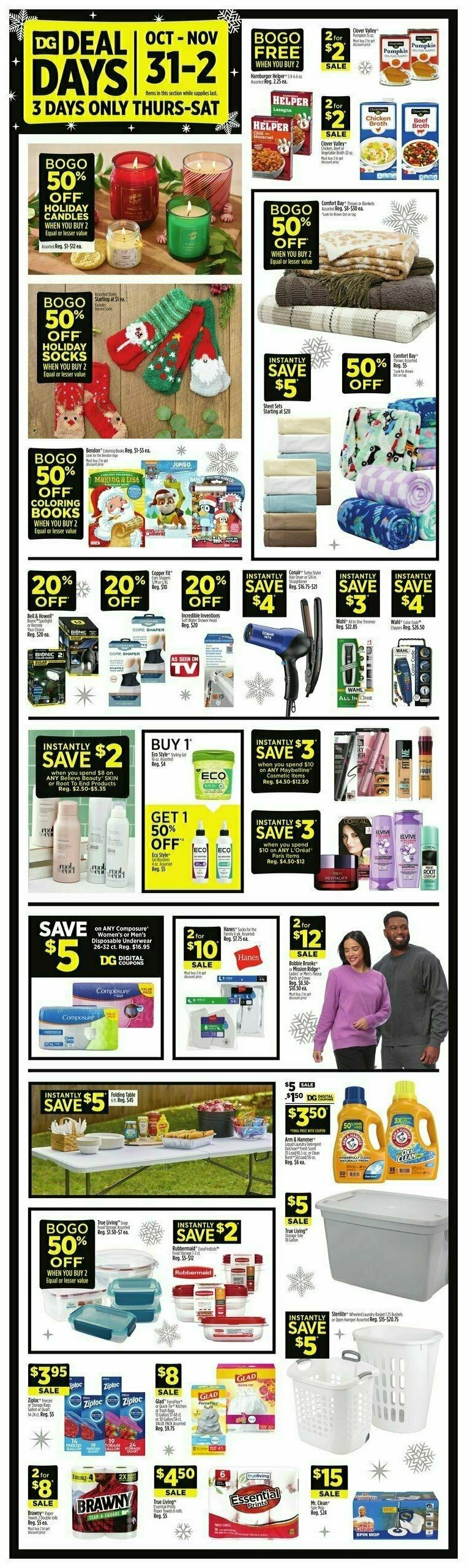 Dollar General Weekly Ad from October 27