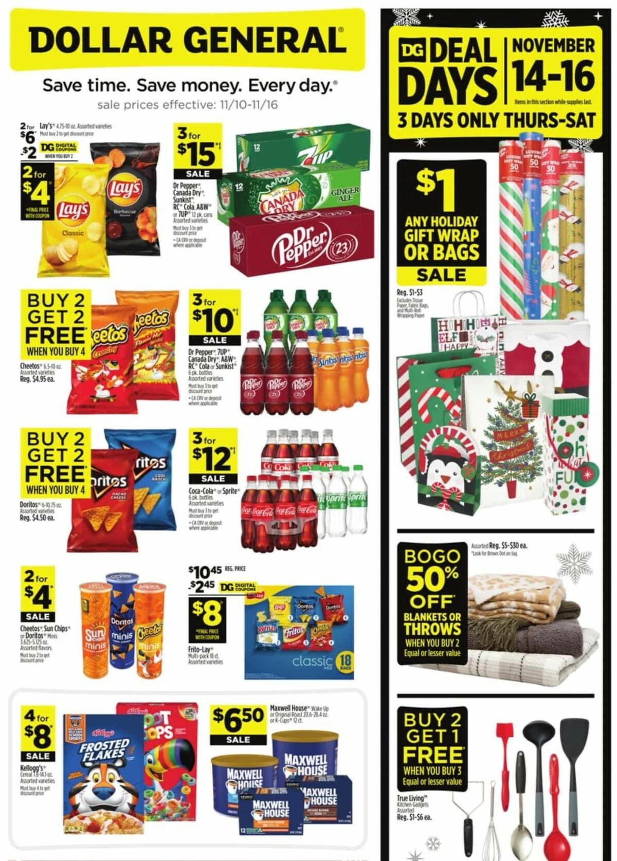 Dollar General Weekly Ad from November 10