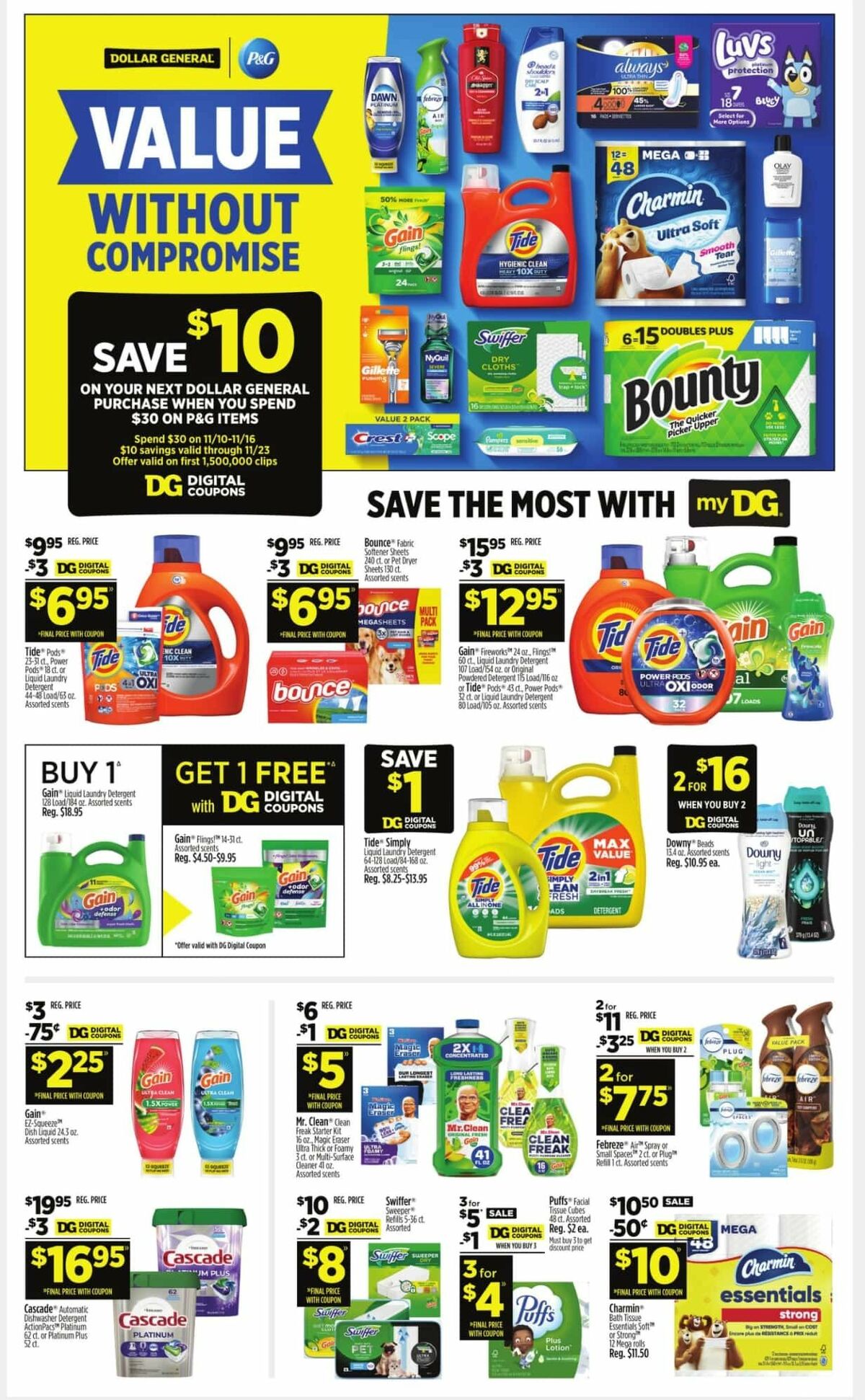 Dollar General Weekly Ad from November 10