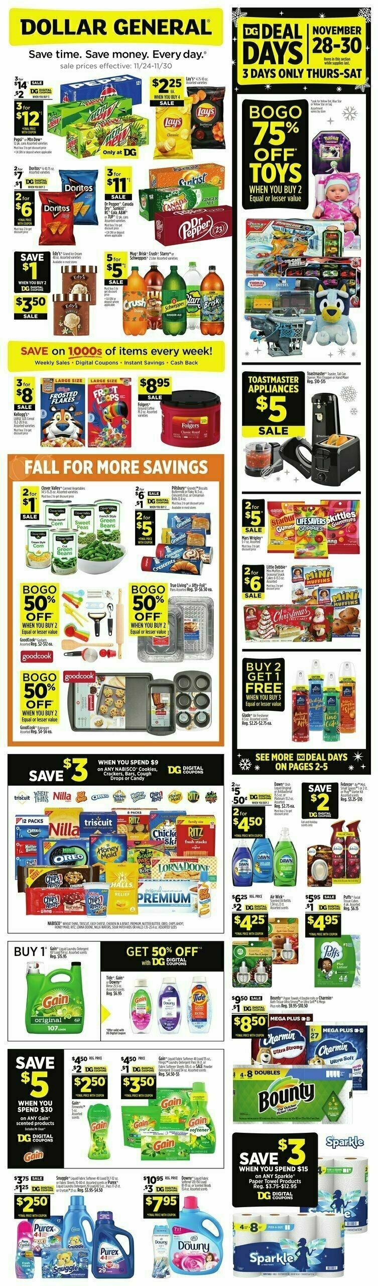 Dollar General Weekly Ad from November 24