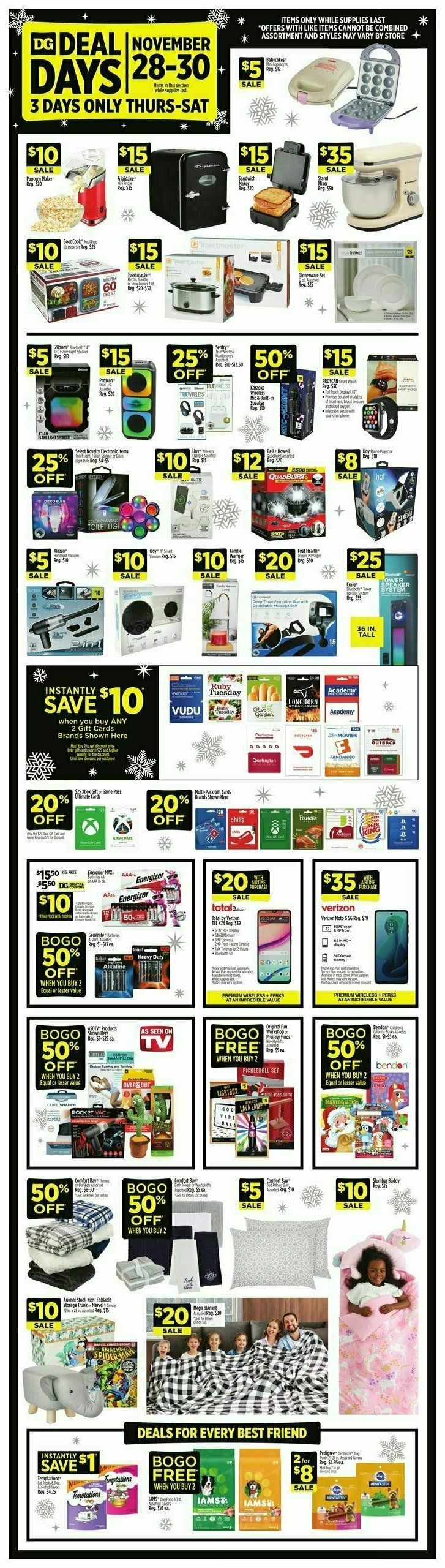 Dollar General Weekly Ad from November 24