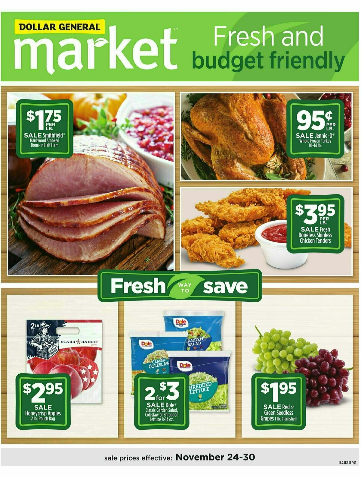 Dollar General Market Ad Weekly Ad from November 24