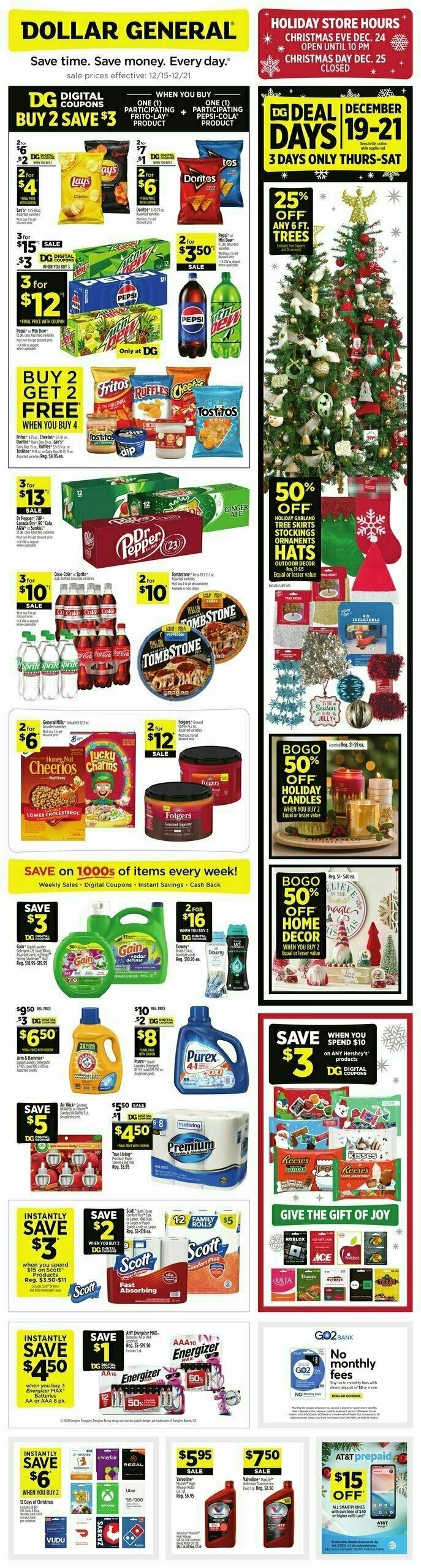 Dollar General Weekly Ad from December 15