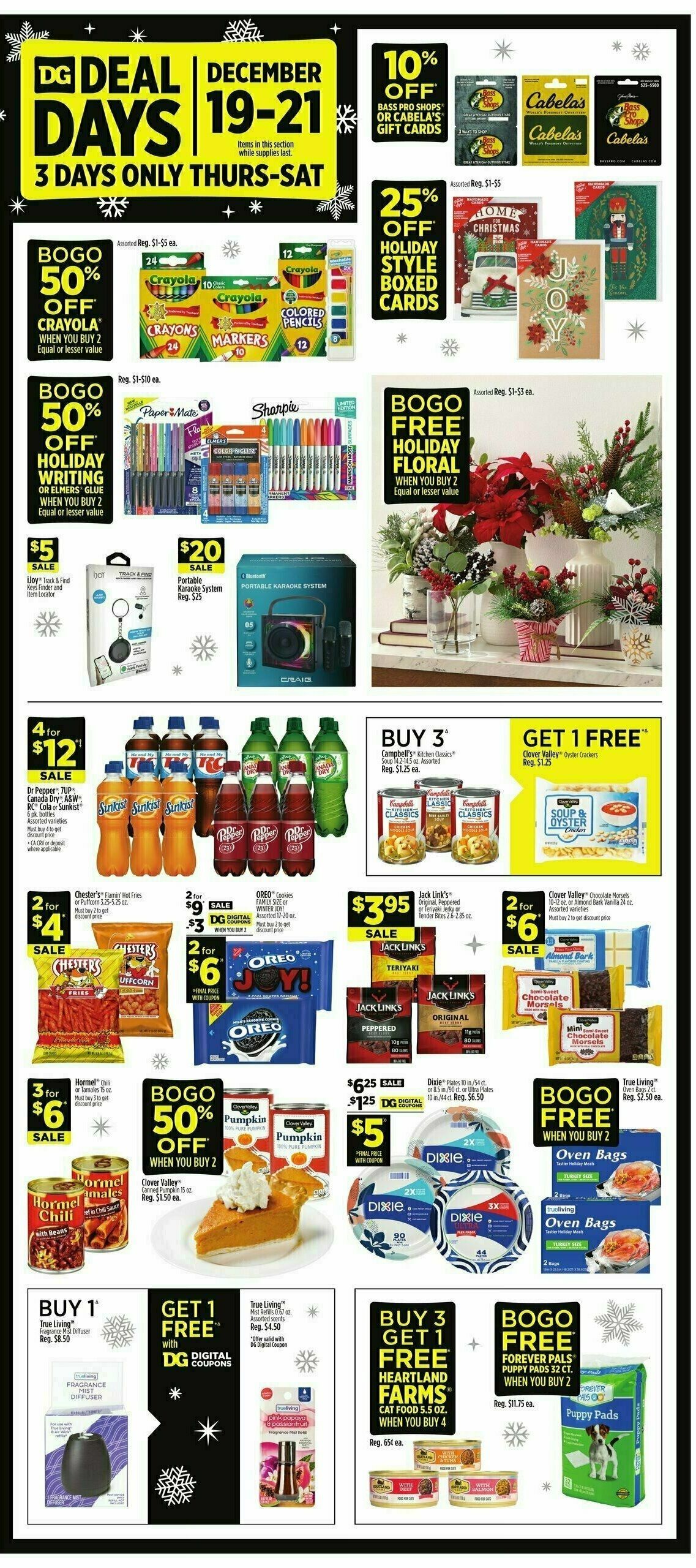 Dollar General Weekly Ad from December 15