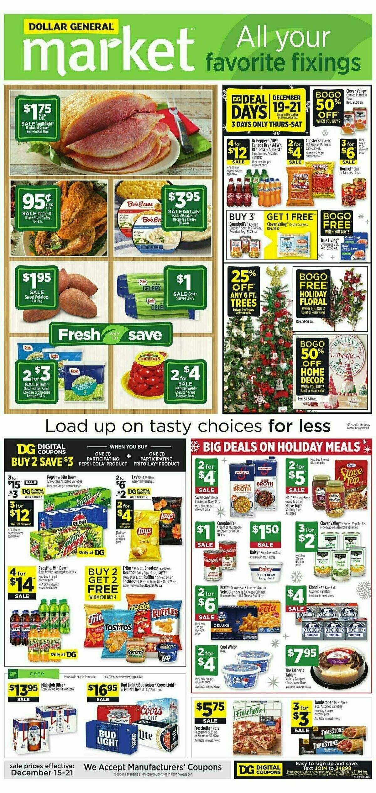 Dollar General Market Ad Weekly Ad from December 15