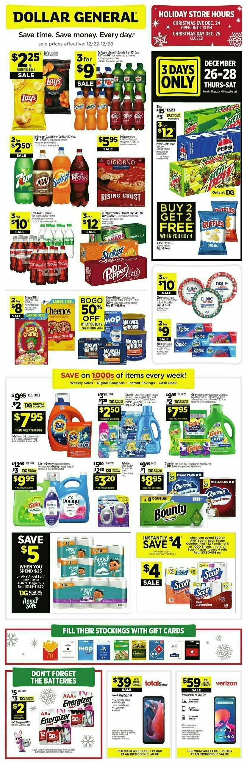 Dollar General Weekly Ad from December 22