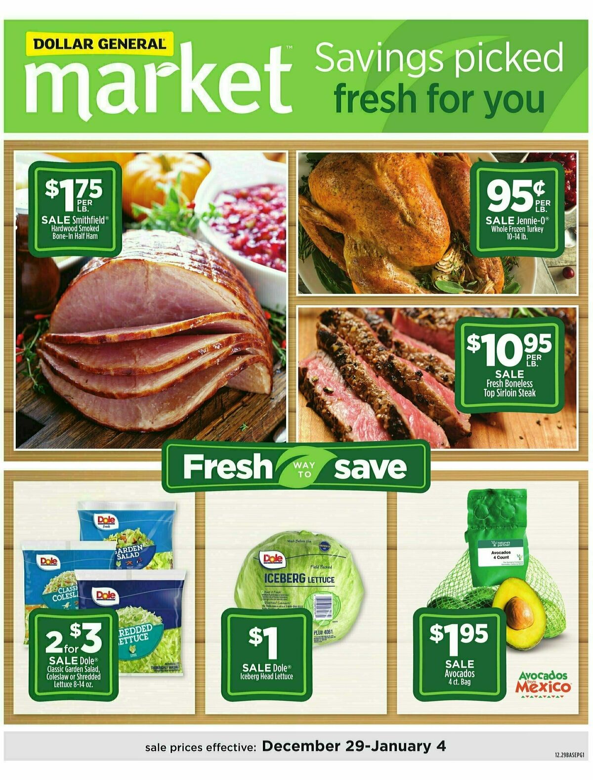 Dollar General Market Ad Weekly Ad from December 29