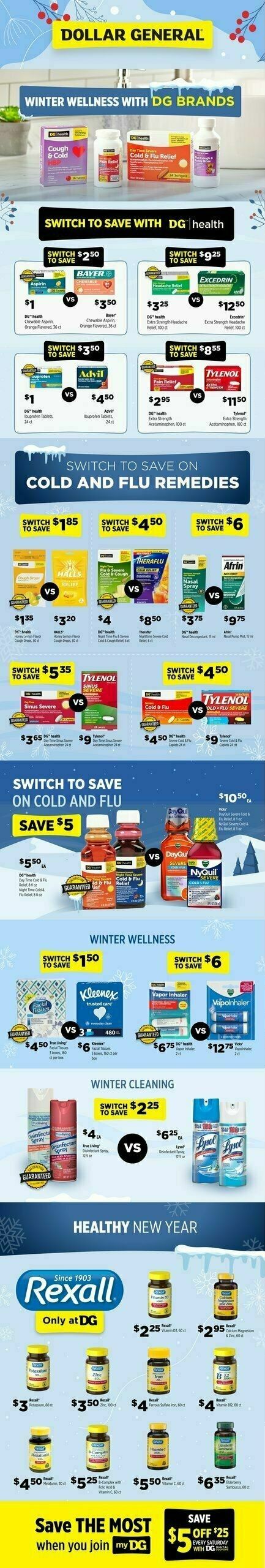 Dollar General DG Brands Monthly Flyer Weekly Ad from December 29