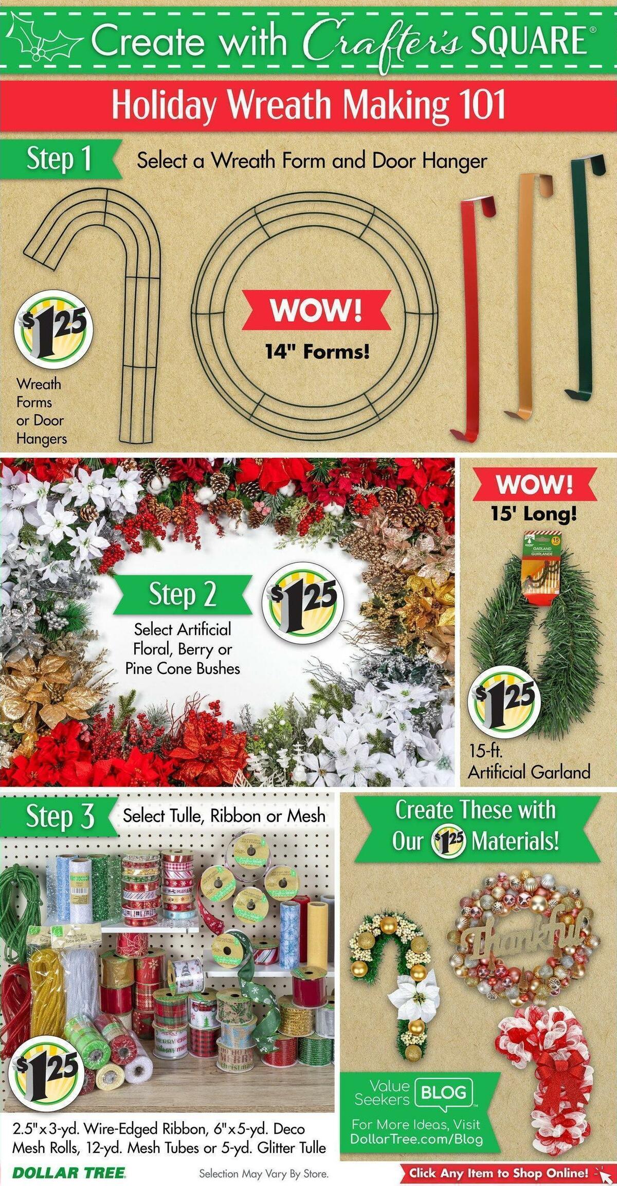 Dollar Tree Weekly Ad from November 1