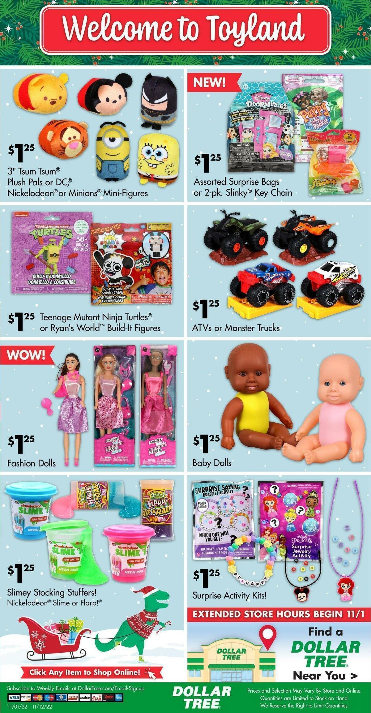 Dollar Tree Weekly Ad from November 1