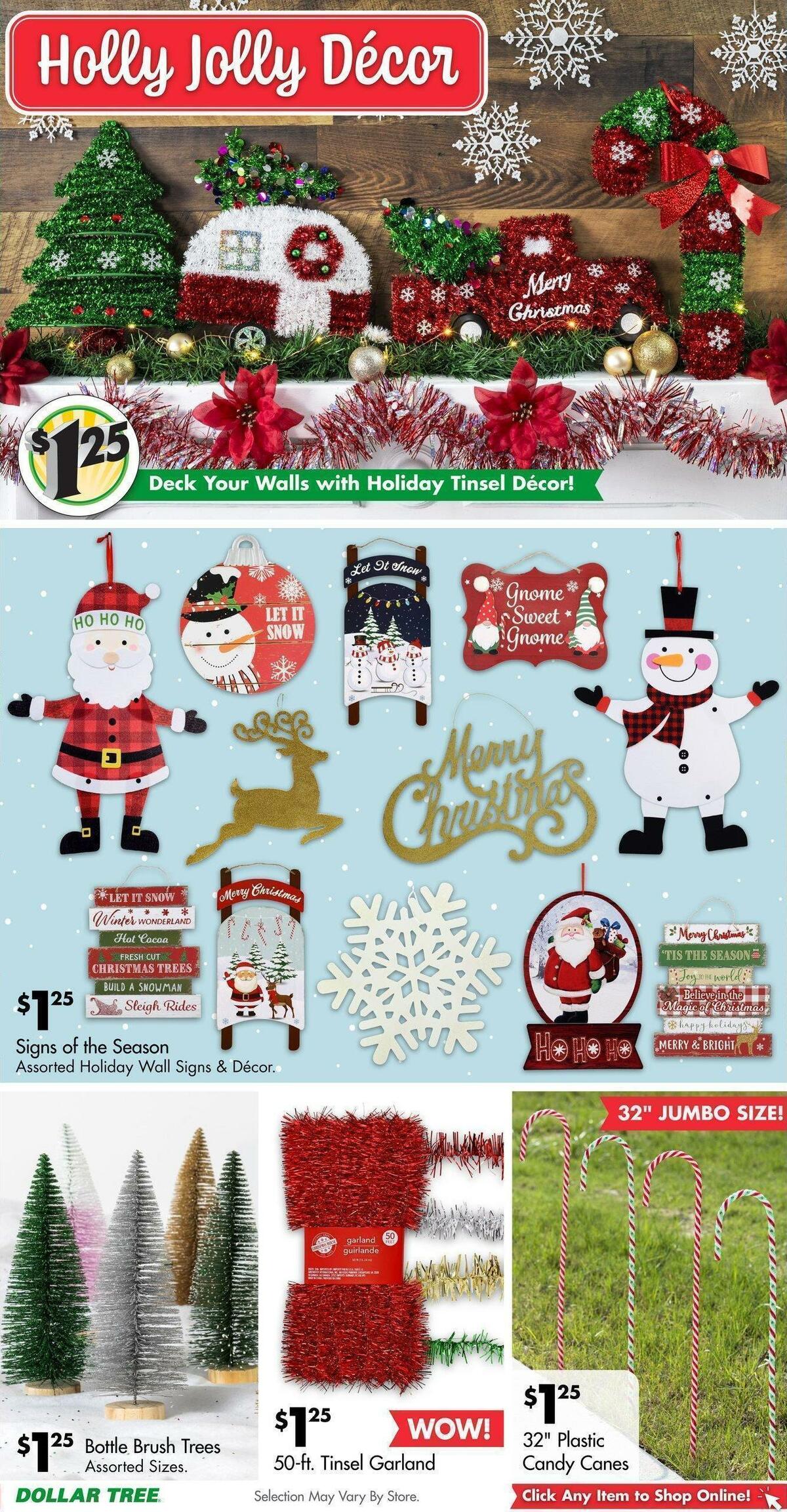 Dollar Tree Weekly Ad from November 1