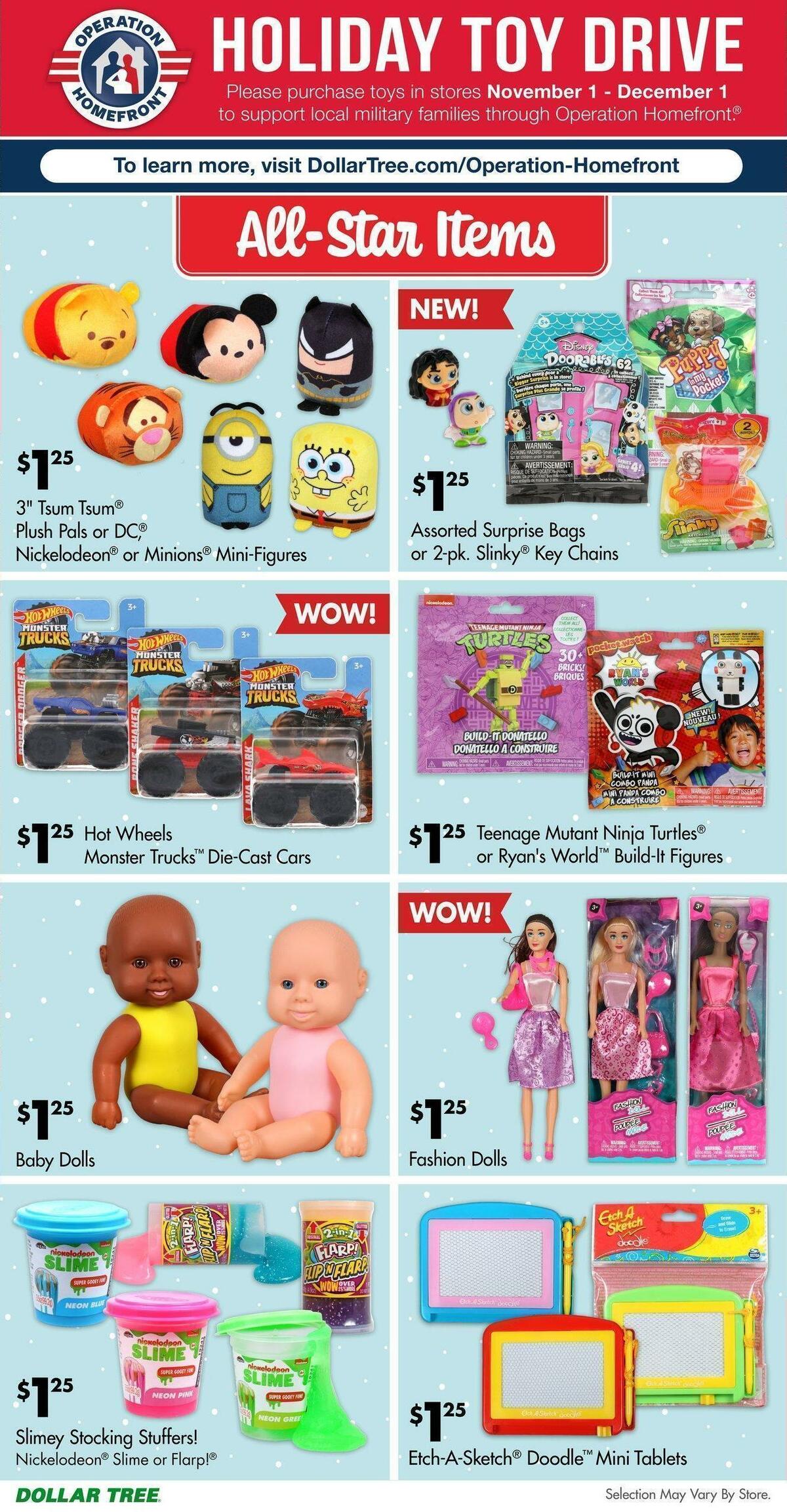 Dollar Tree Weekly Ad from November 13