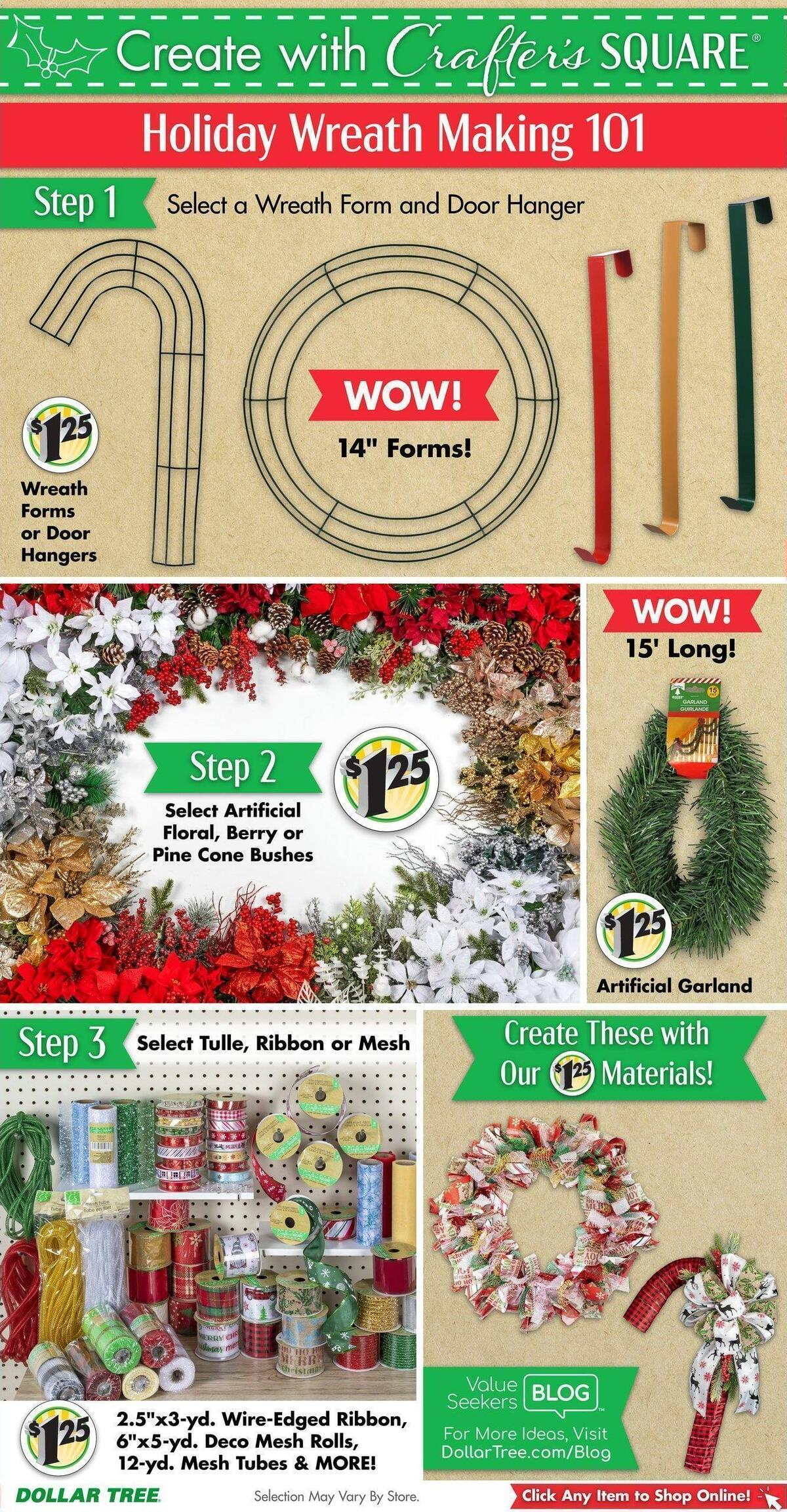 Dollar Tree Weekly Ad from November 25