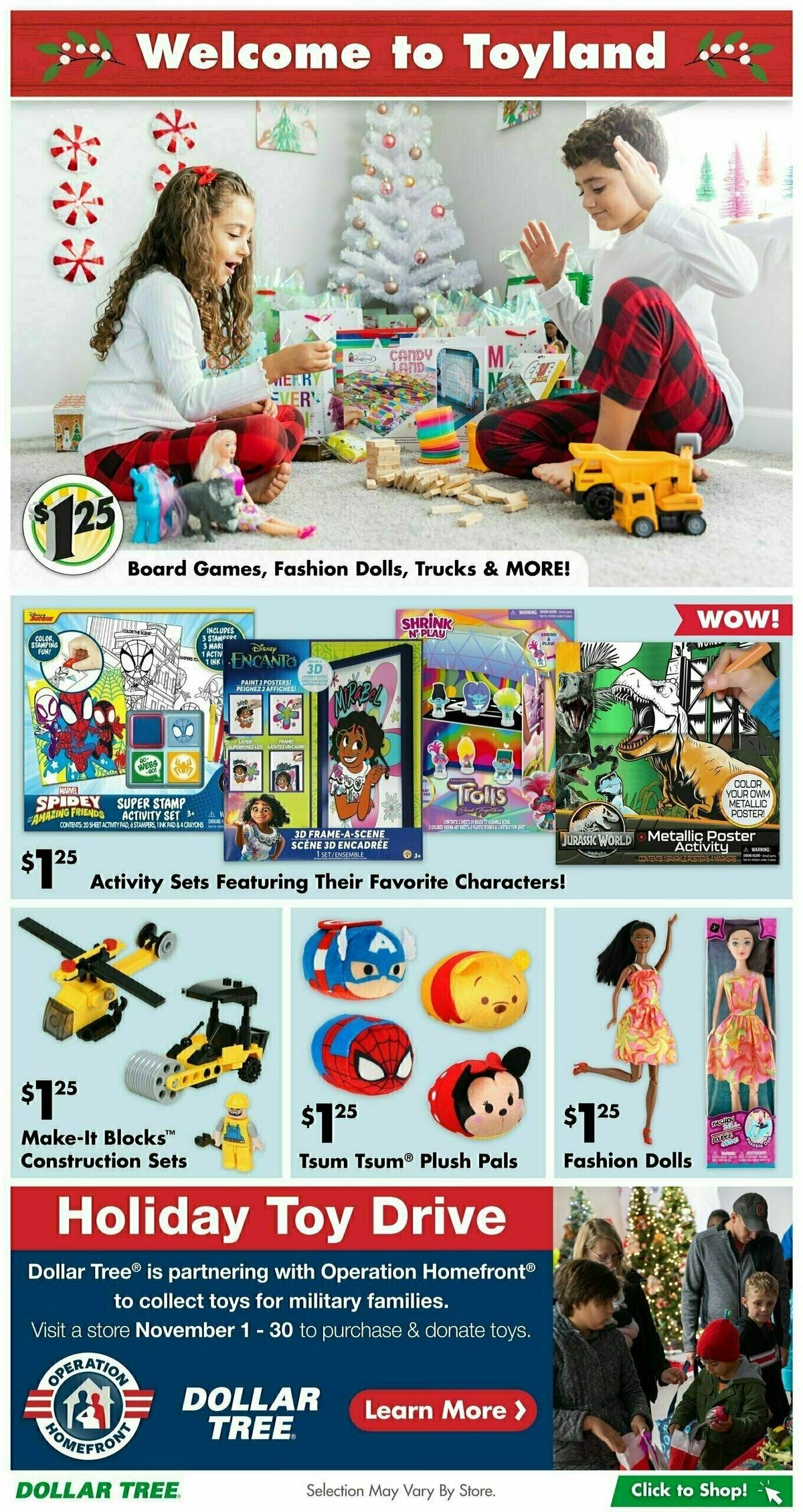 Dollar Tree Weekly Ad from November 12