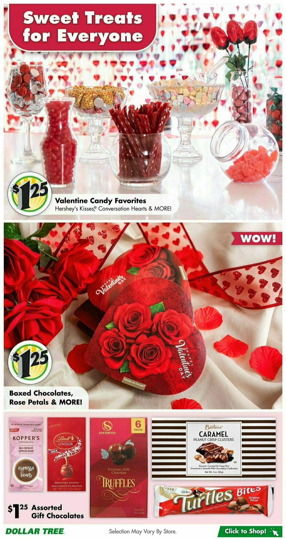 Dollar Tree Valentine's Day Weekly Ad from January 28