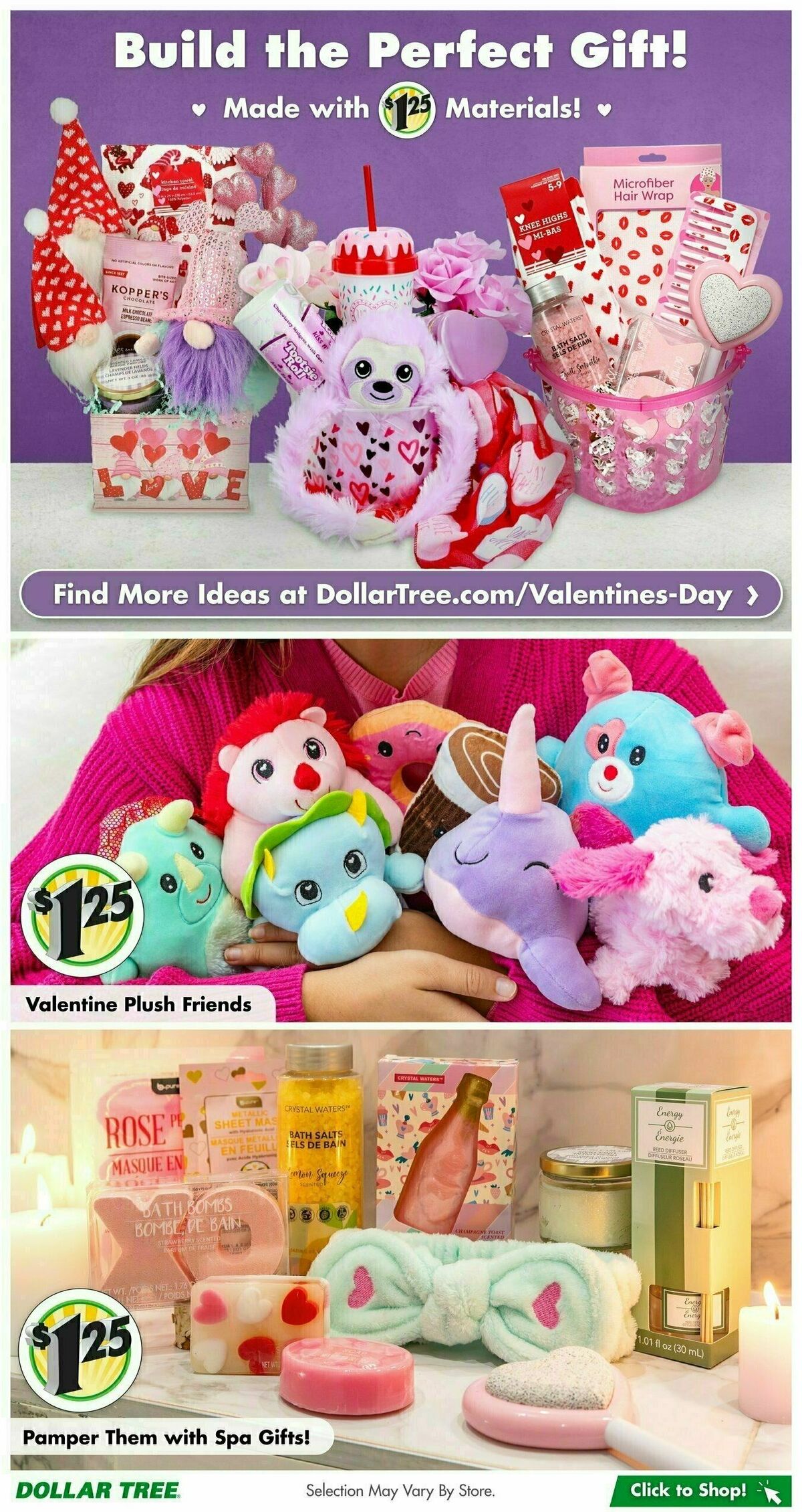 Dollar Tree Valentine's Day Weekly Ad from January 28