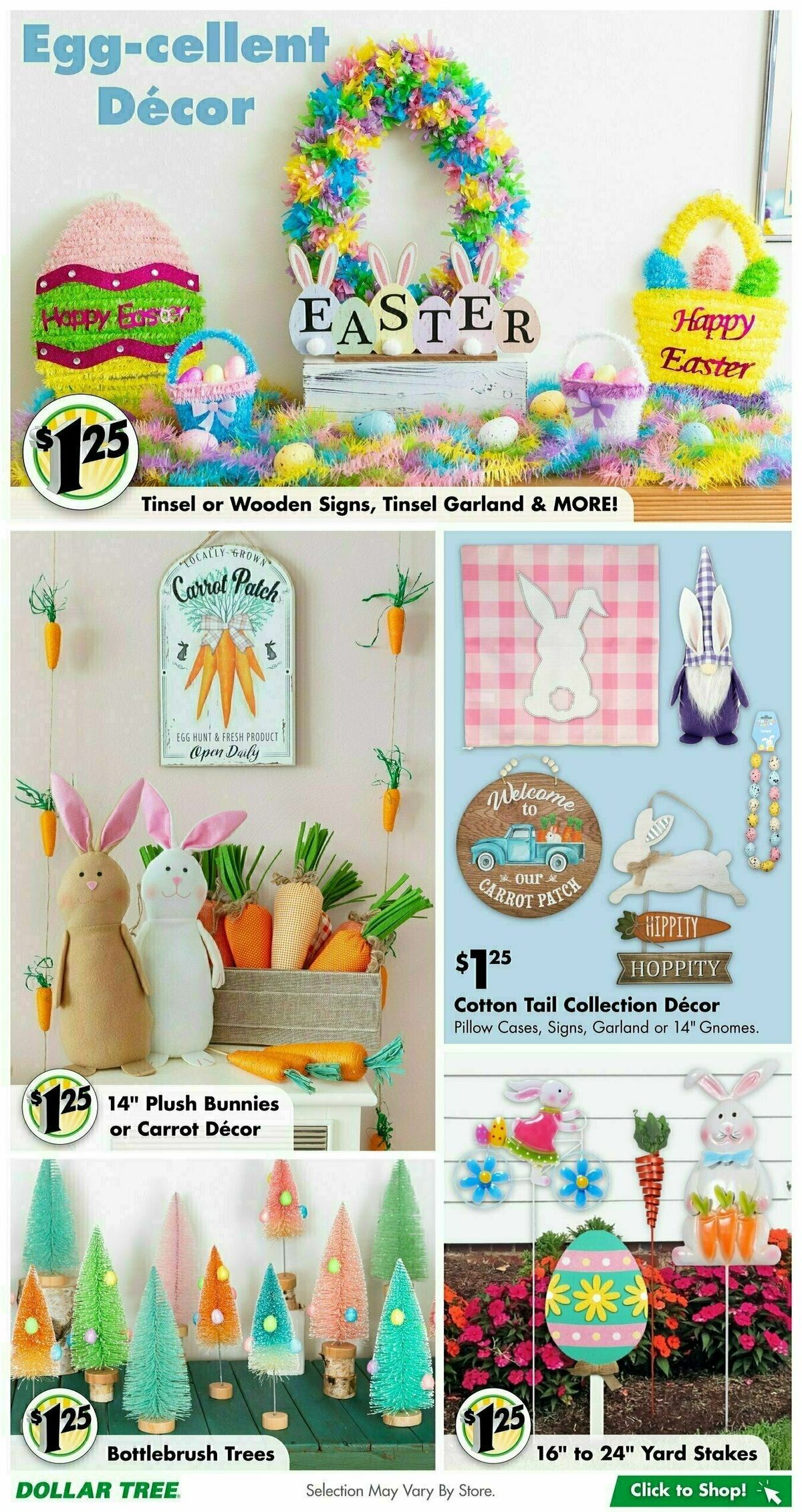 Dollar Tree Easter Weekly Ad from February 15