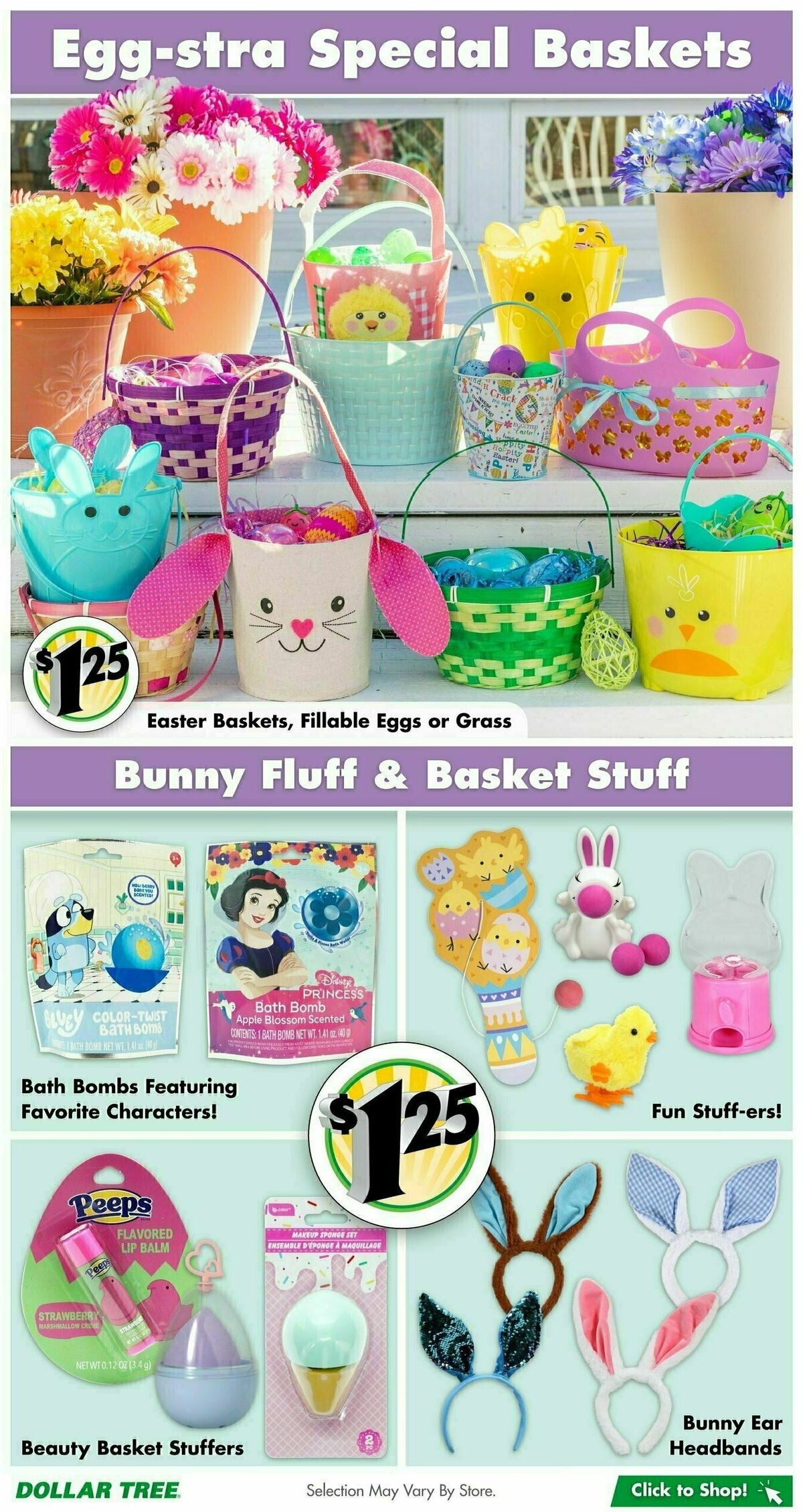 Dollar Tree Easter Weekly Ad from February 15