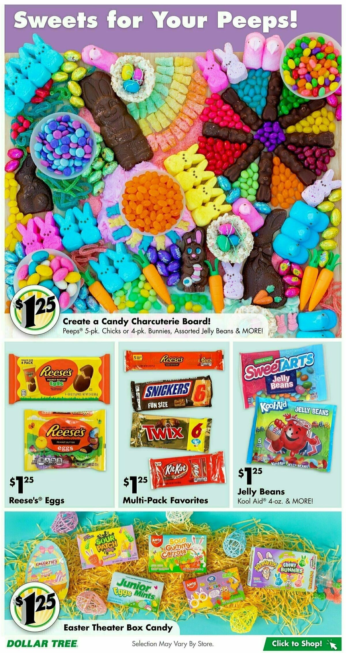 Dollar Tree Easter Weekly Ad from February 15