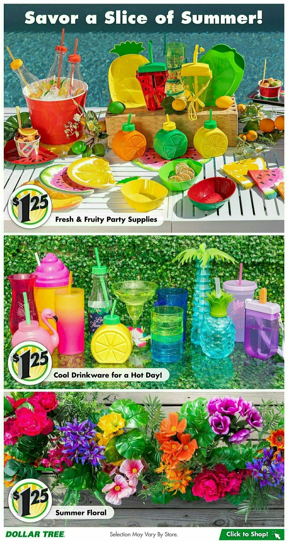 Dollar Tree Spring/Summer Weekly Ad from April 1