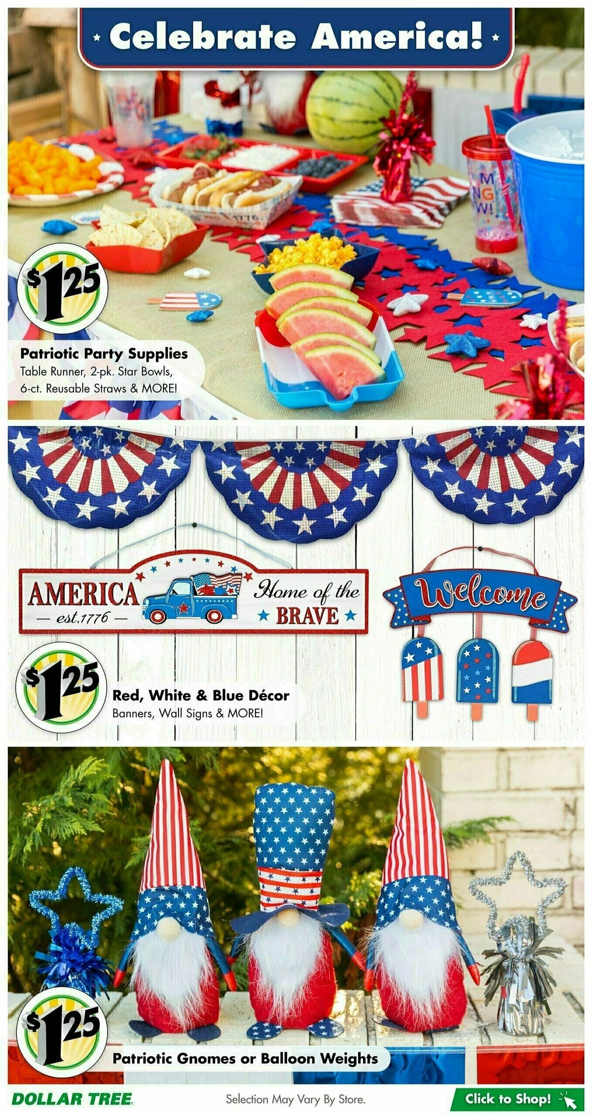 Dollar Tree Memorial Day Weekly Ad from May 13