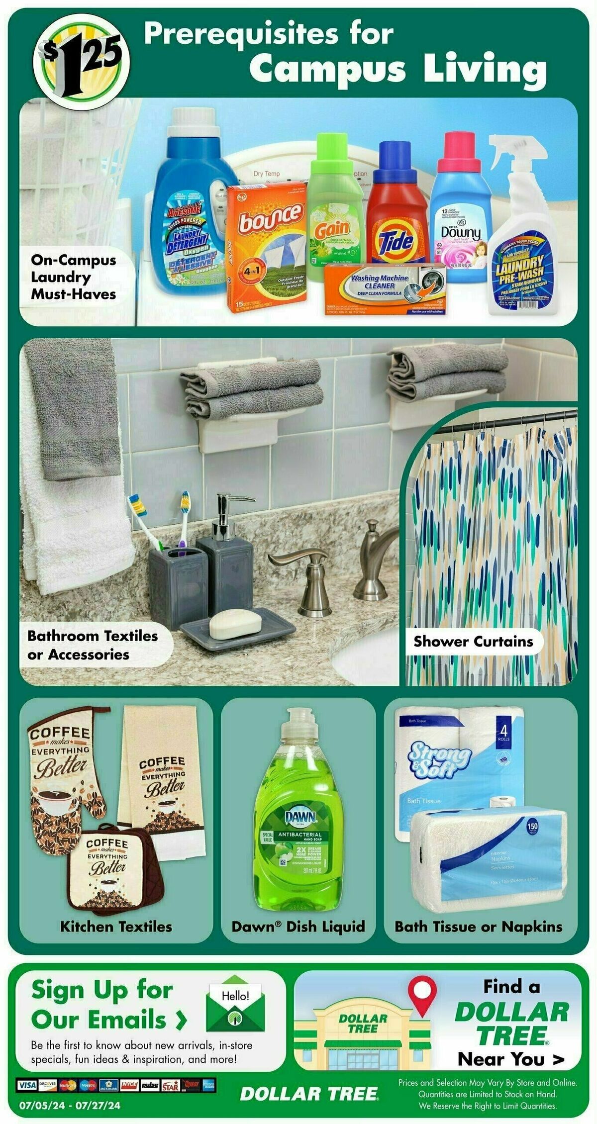 Dollar Tree Back to School Lookbook Weekly Ad from July 5