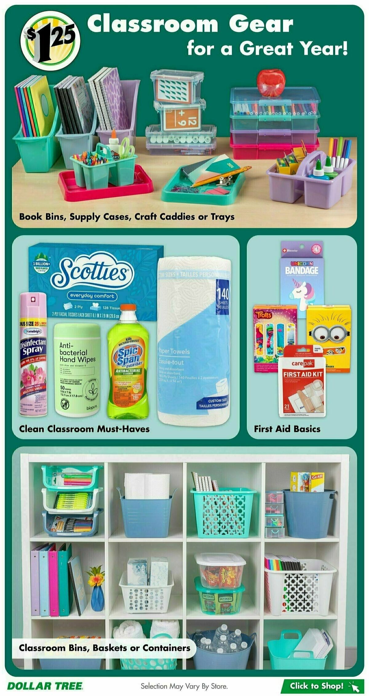 Dollar Tree Back to School Lookbook Weekly Ad from July 5