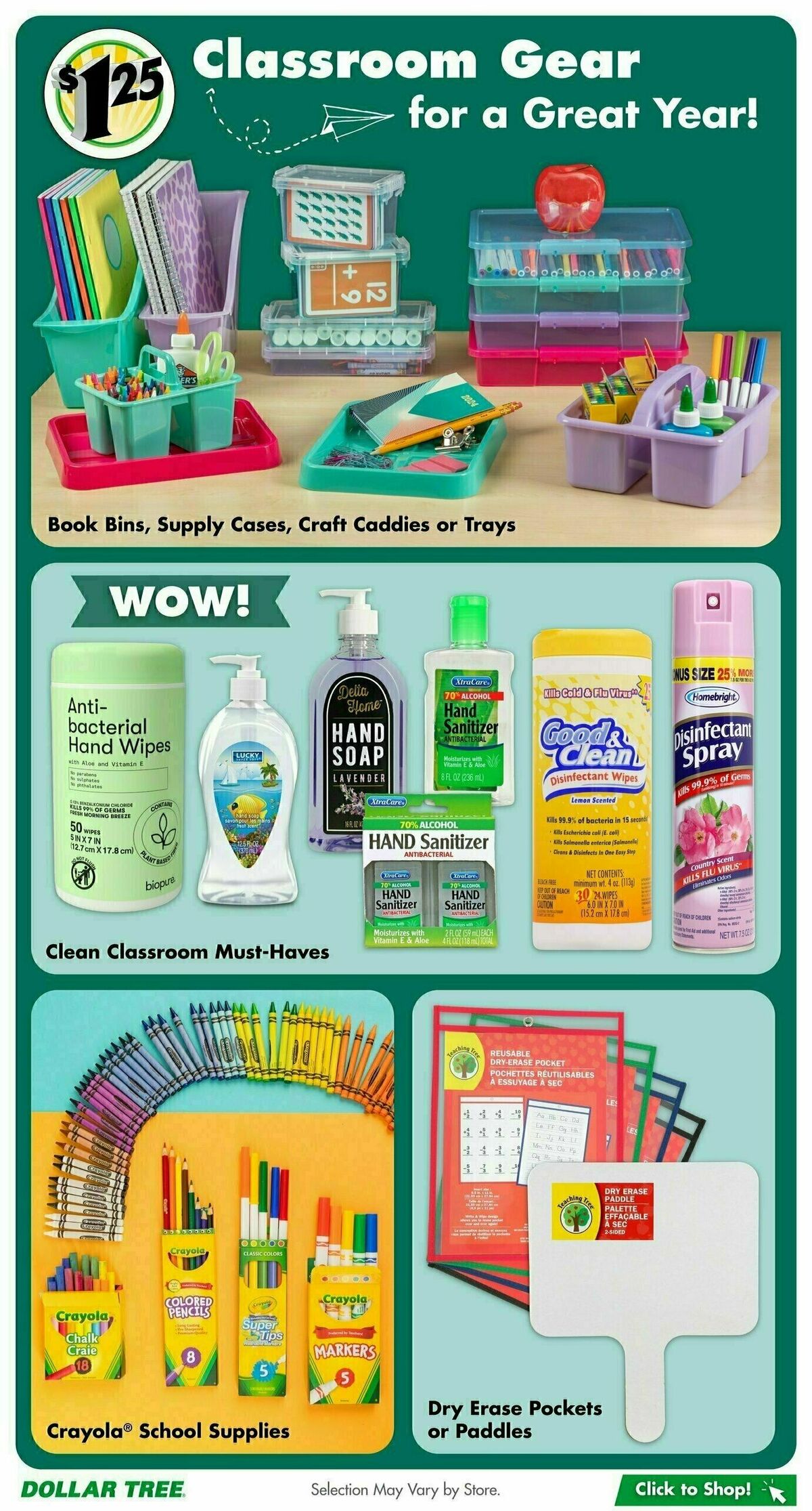 Dollar Tree Weekly Ad from August 18