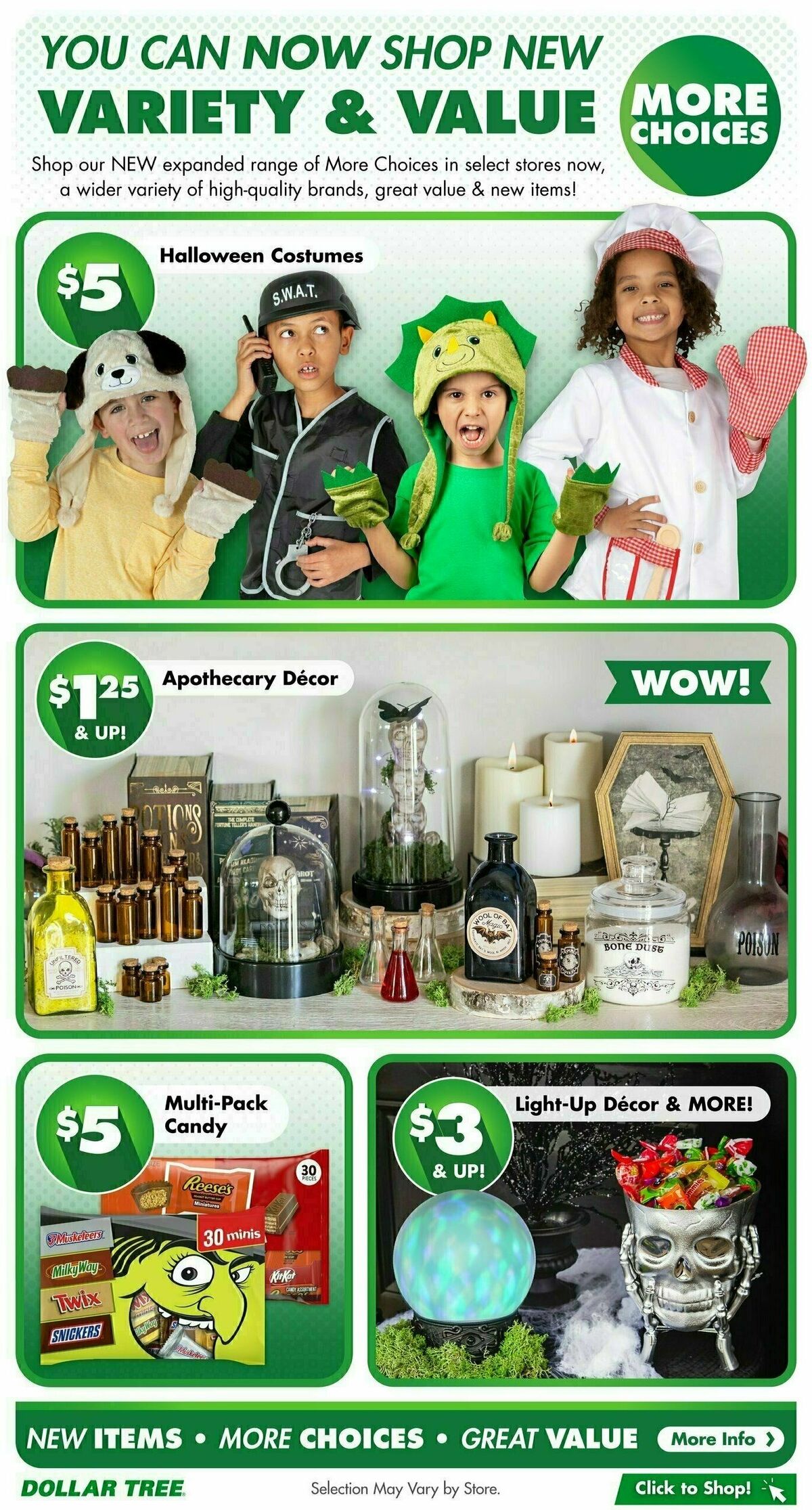 Dollar Tree Harvest & Halloween Lookbook 2024 Weekly Ad from September 3