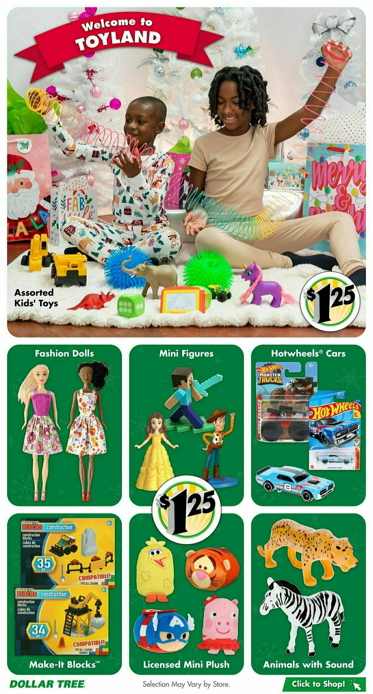 Dollar Tree Holiday Lookbook Weekly Ad from November 1