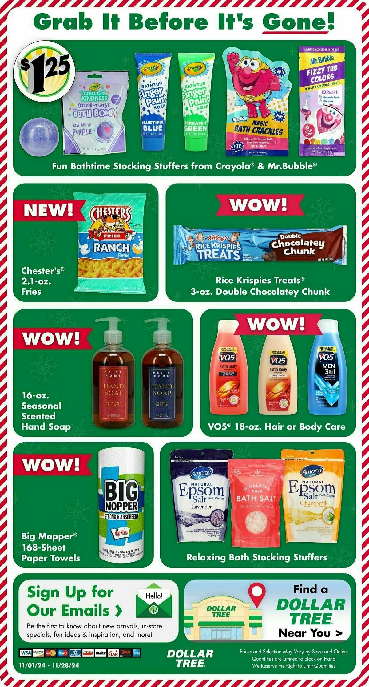 Dollar Tree Holiday Lookbook Weekly Ad from November 1